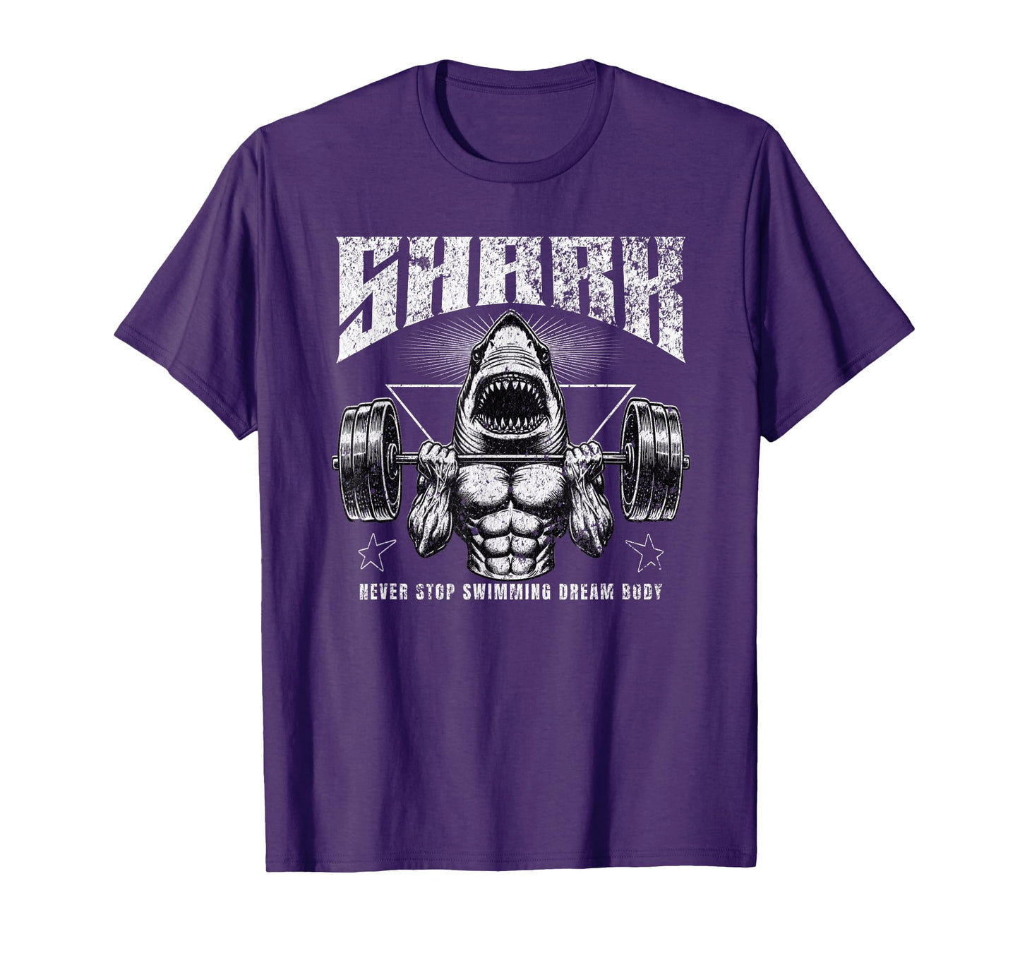 Fitness - Shark Never Stop Gym Life T-Shirt