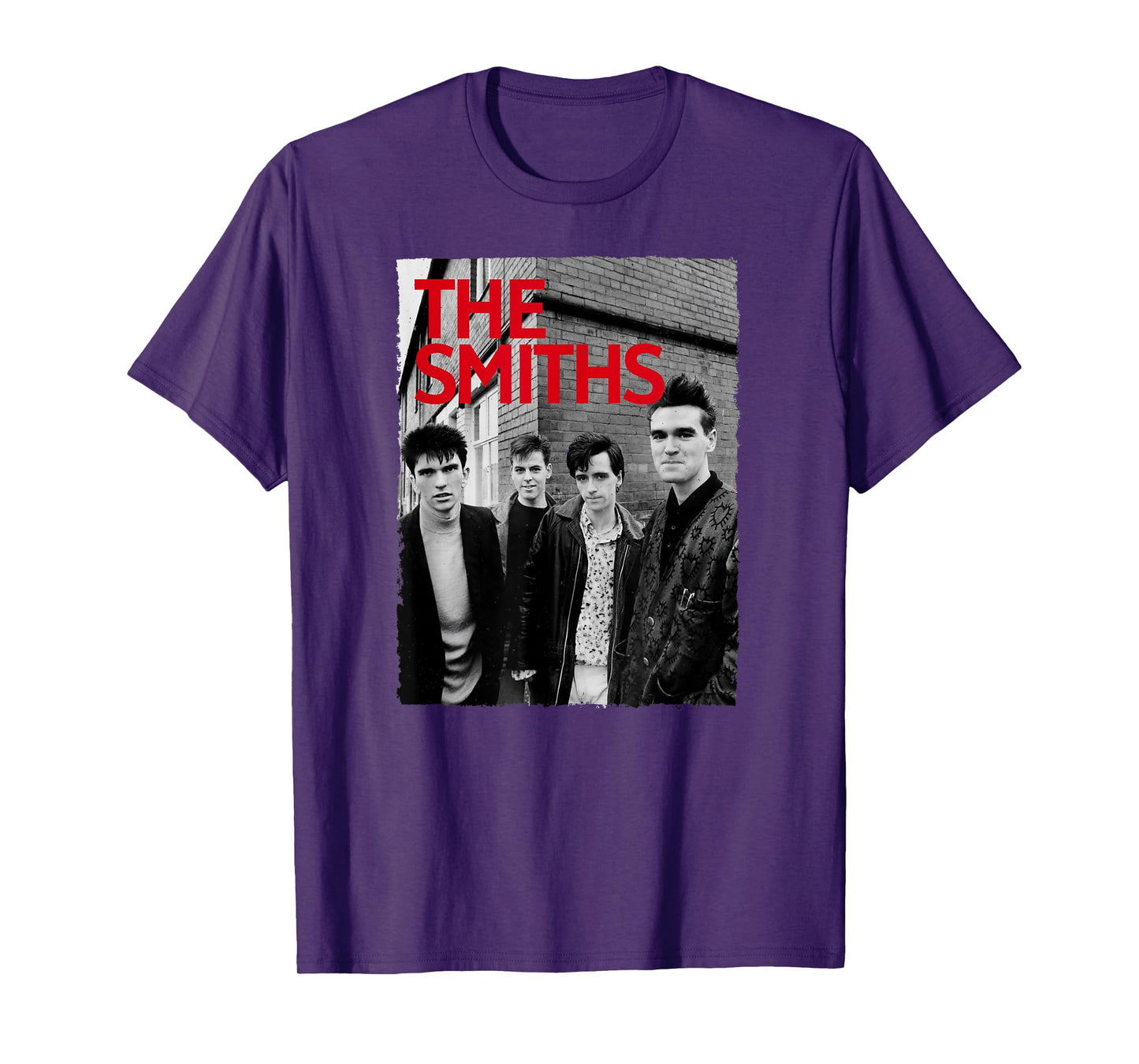 The Smiths Red Text Band Photo Shoot By Stephen Wright T-Shirt
