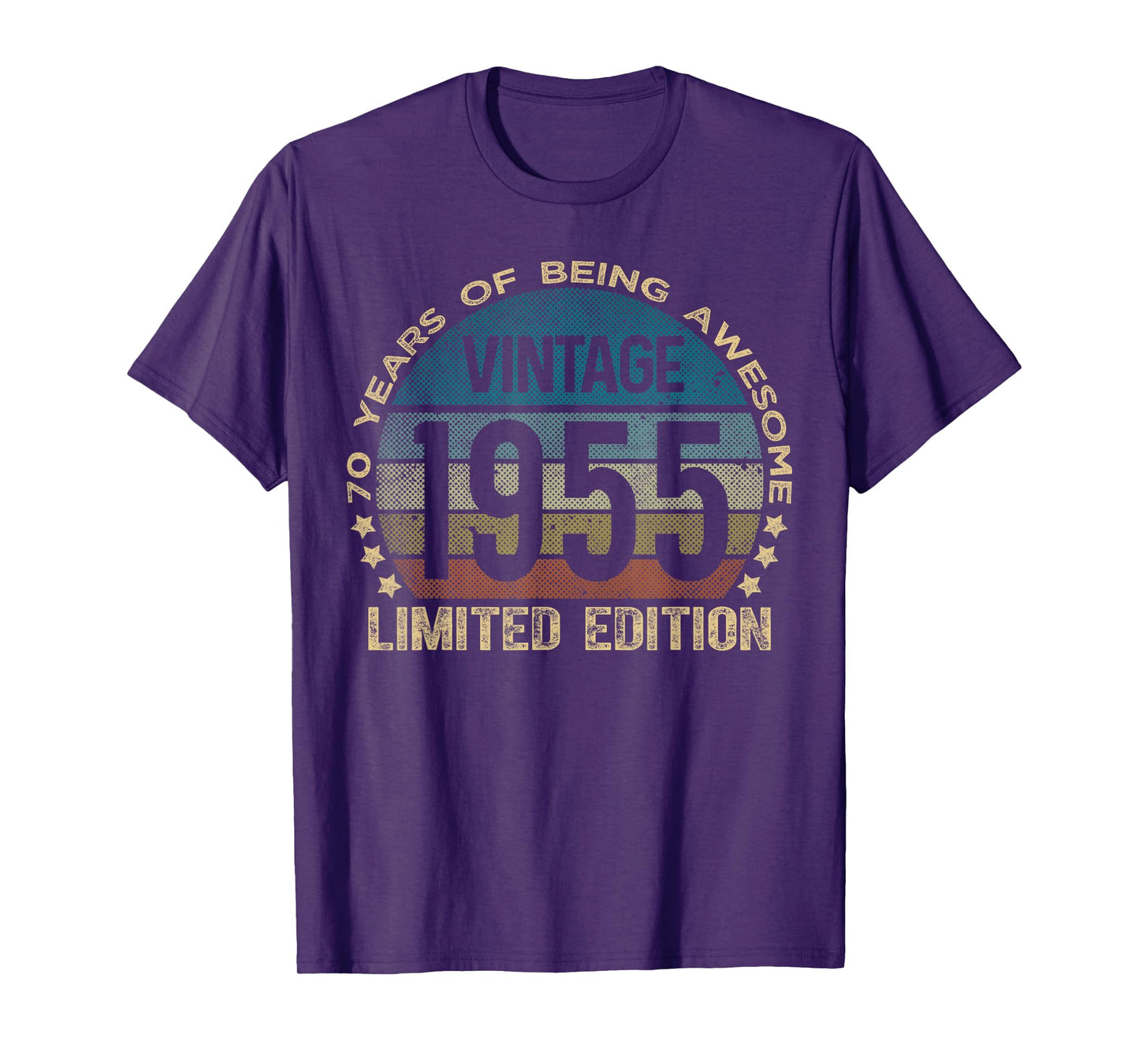 70 Year Old Gifts Vintage 1955 Limited Edition 70th Birthday T-Shirt