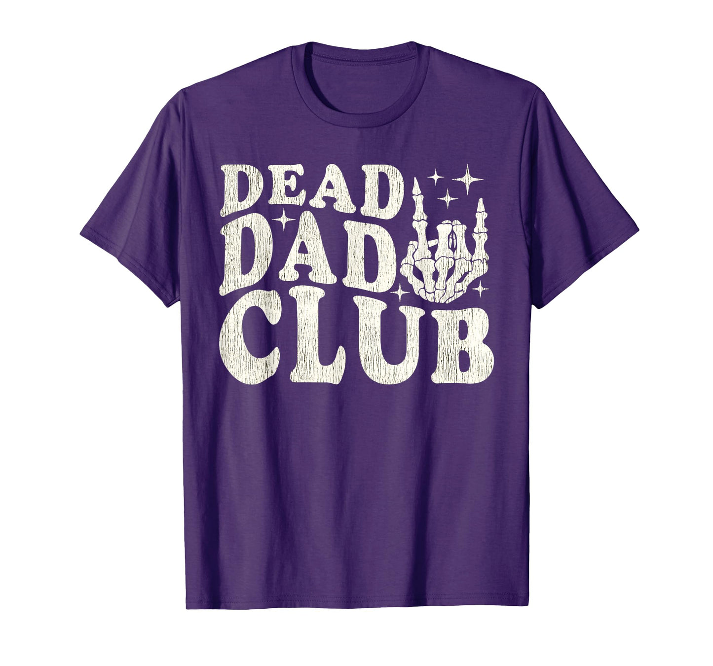 Vintage Dead Dad Club Fathers Day Funny For Men Women T-Shirt