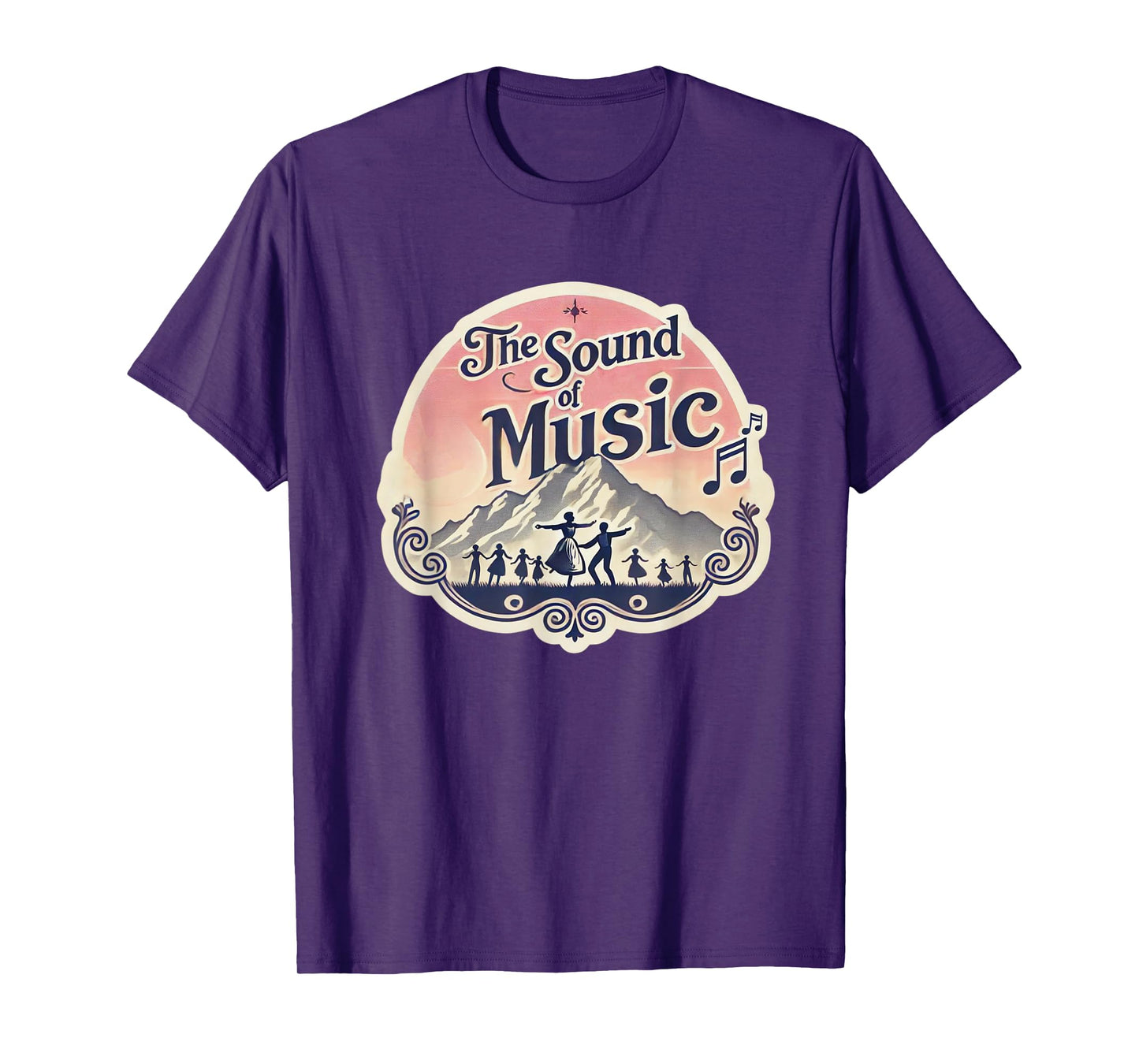 Sunset over the Alps Sound Of Music Family Musical T-Shirt