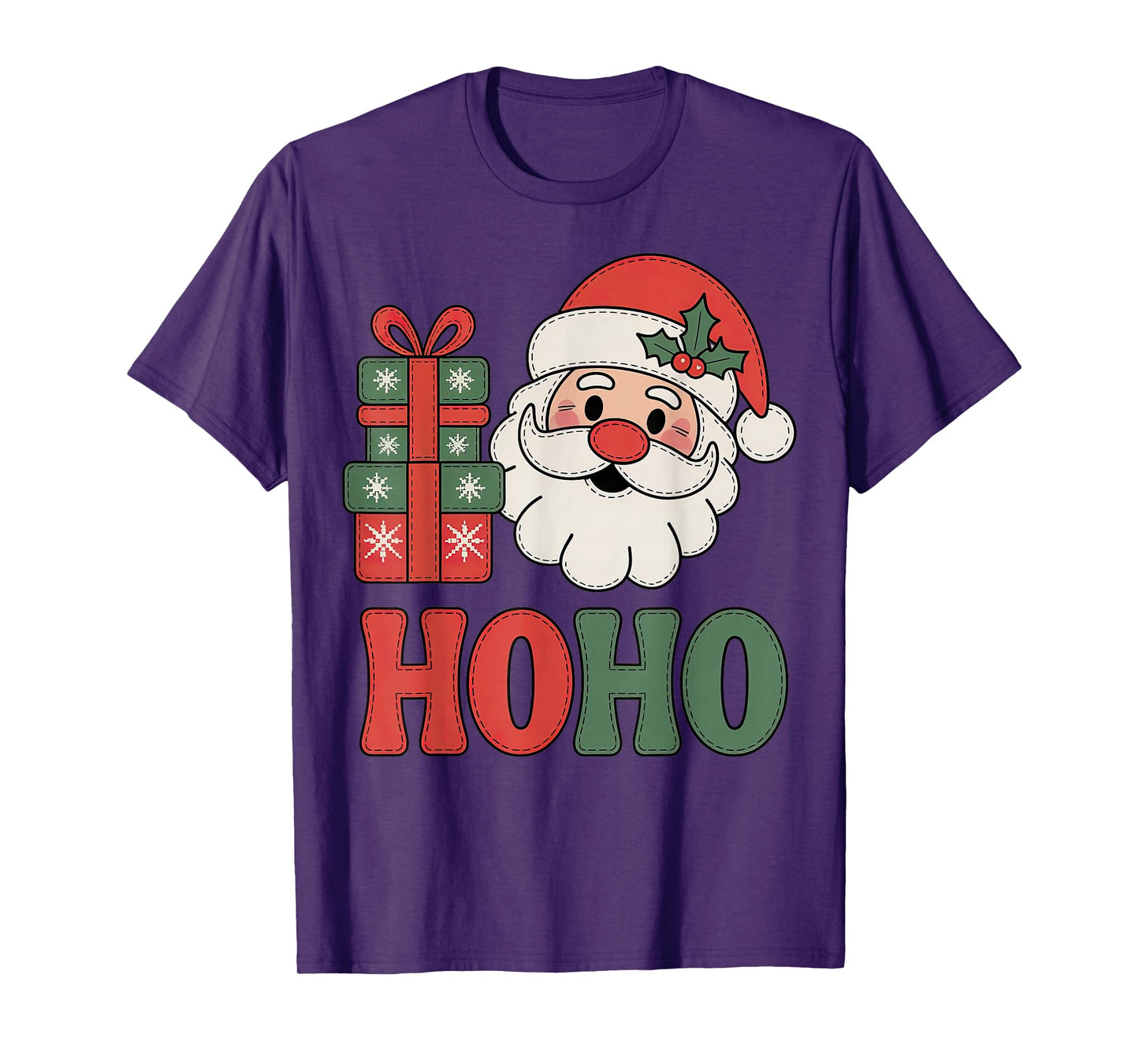 Santa HoHo Classic Americana Retro Country Christmas T-Shirt