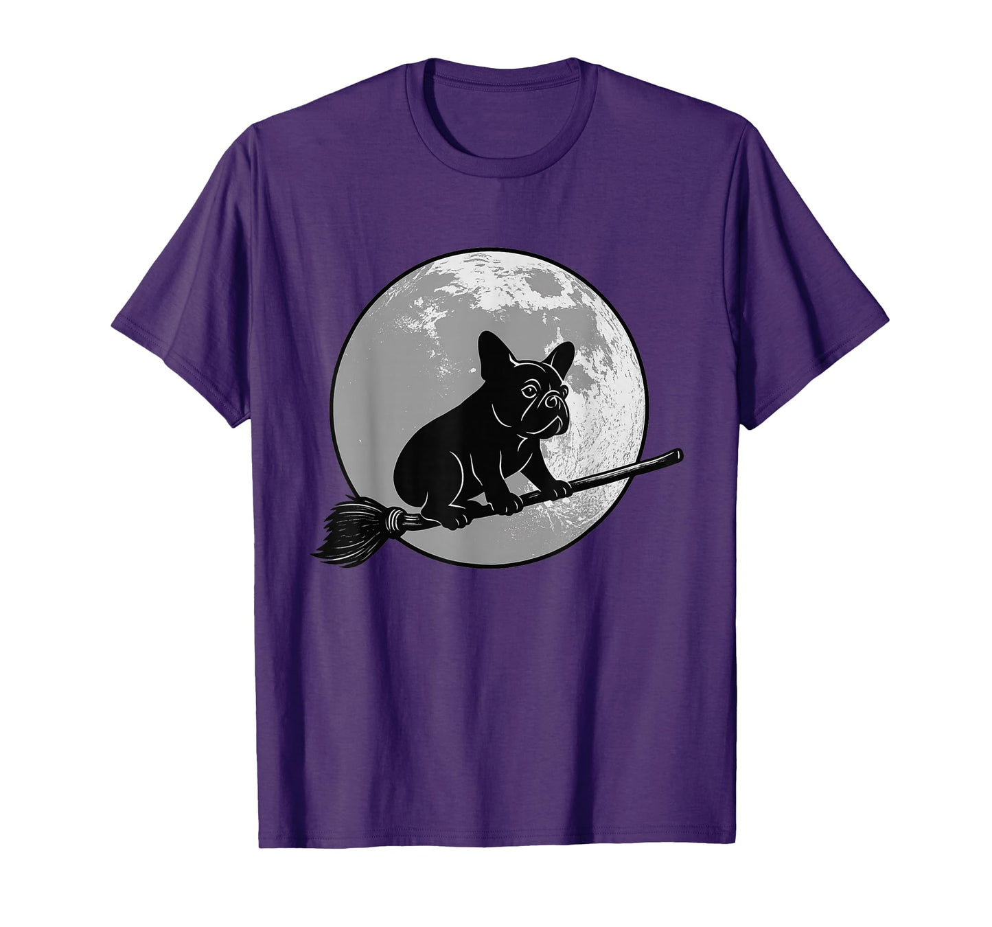 French Bulldog Halloween for Dog Lovers – Witch Hat Frenchie T-Shirt