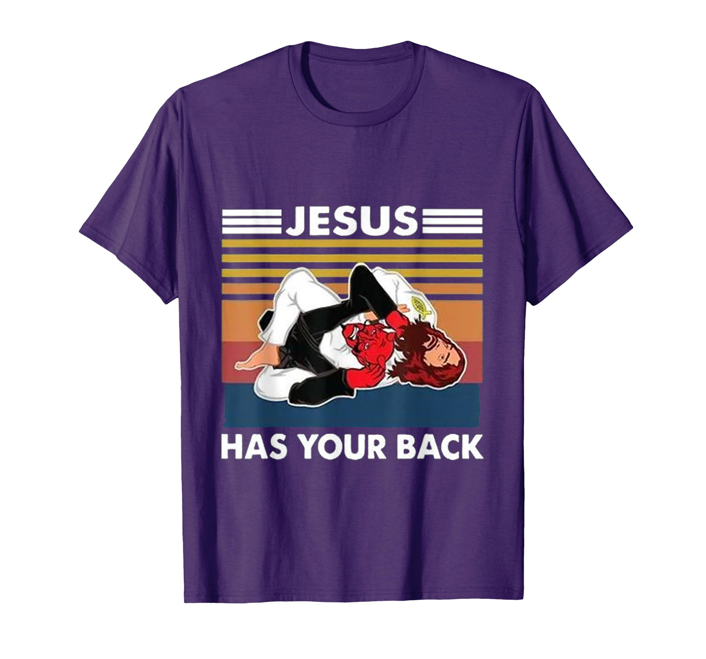 Jesus has your back Karate T-Shirt