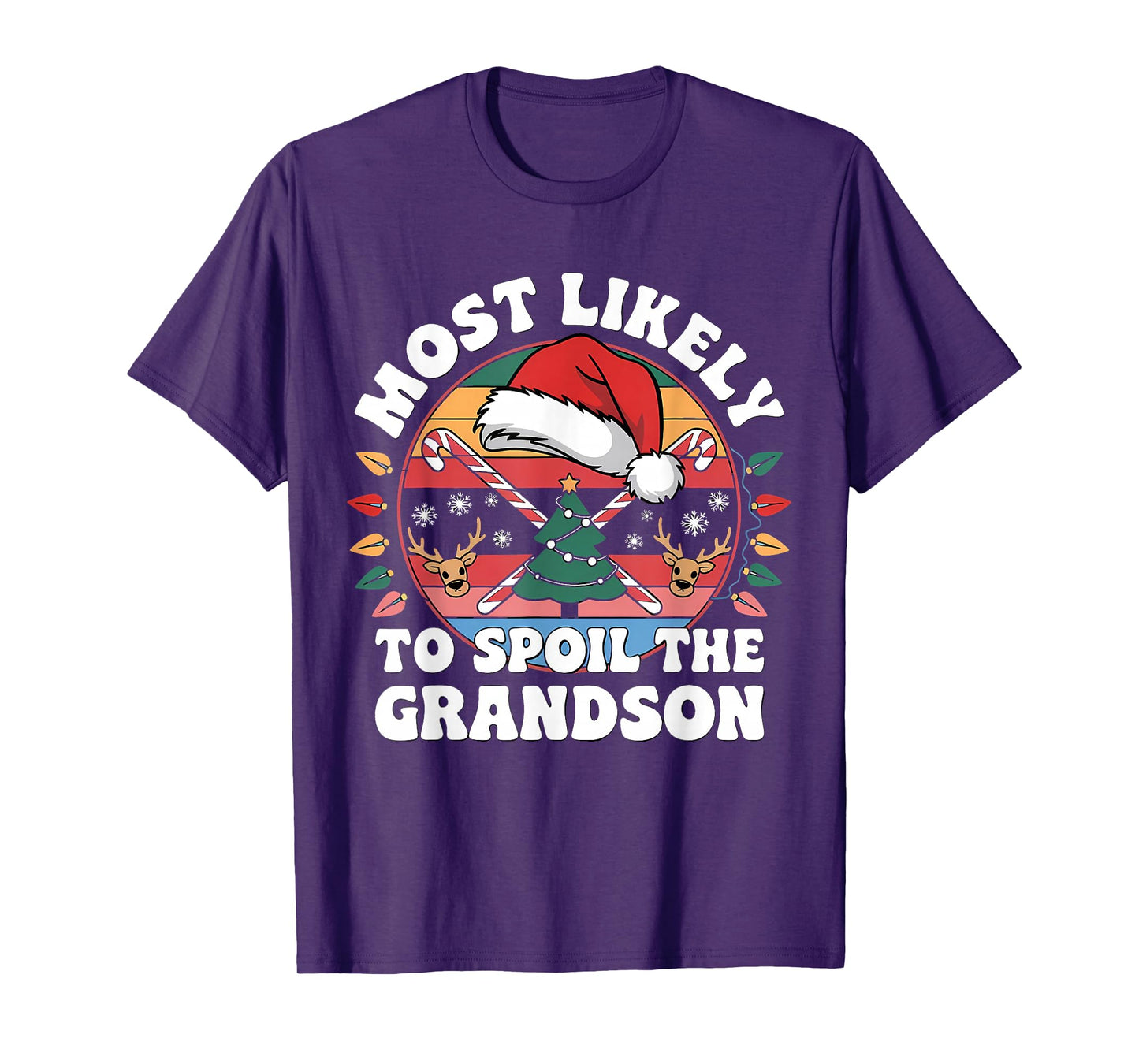 Christmas Party Most Likely to Spoil The Grandchildren Funny T-Shirt