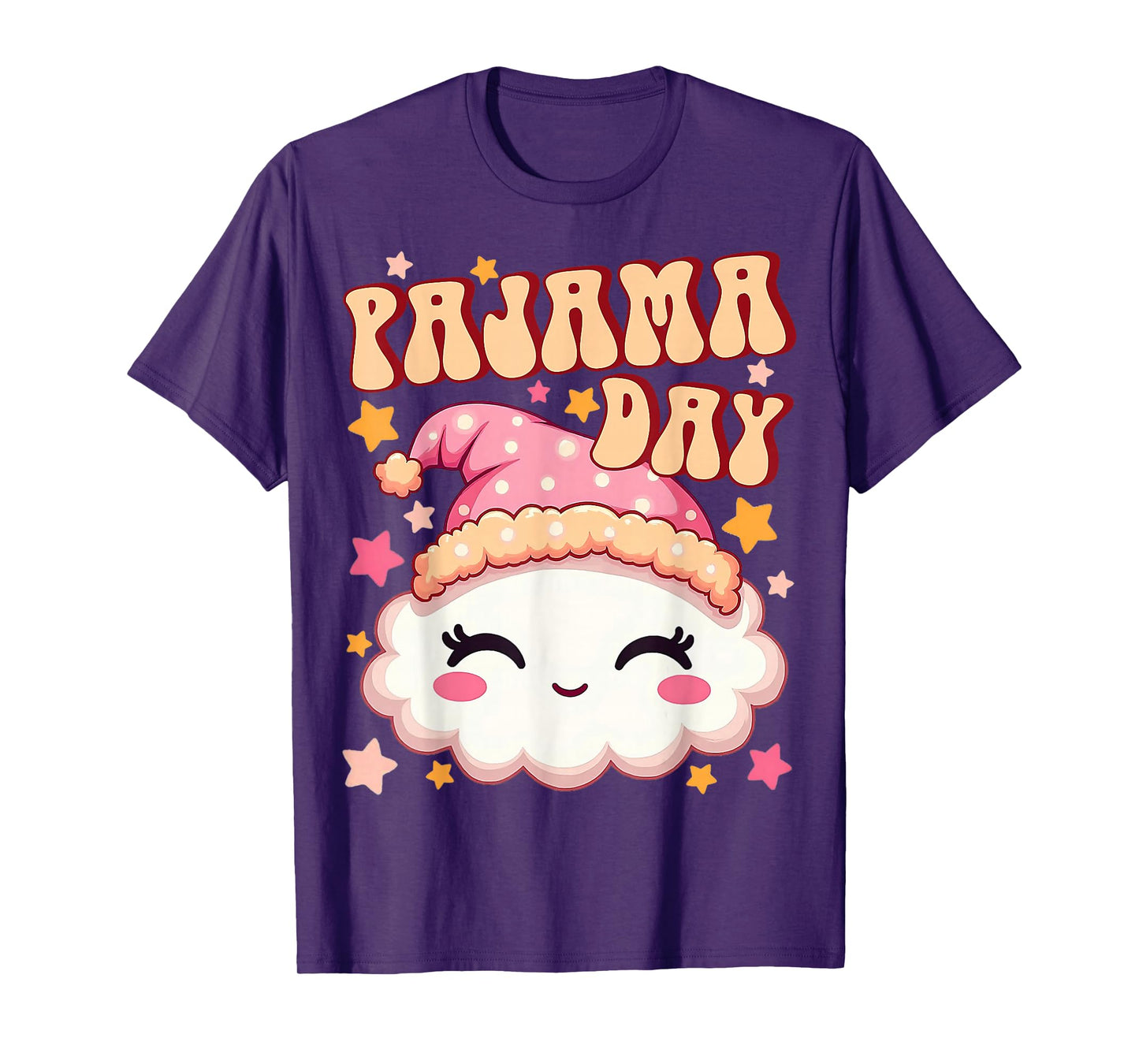 Pajama Day School Spirit Week Fun Cloud Teacher Student Cute T-Shirt