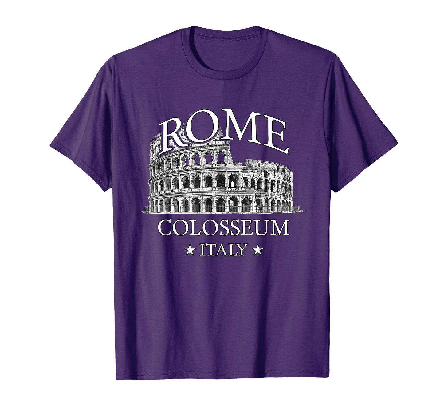 Vintage Rome Colosseum Italy Souvenir Roman History Tee T-Shirt