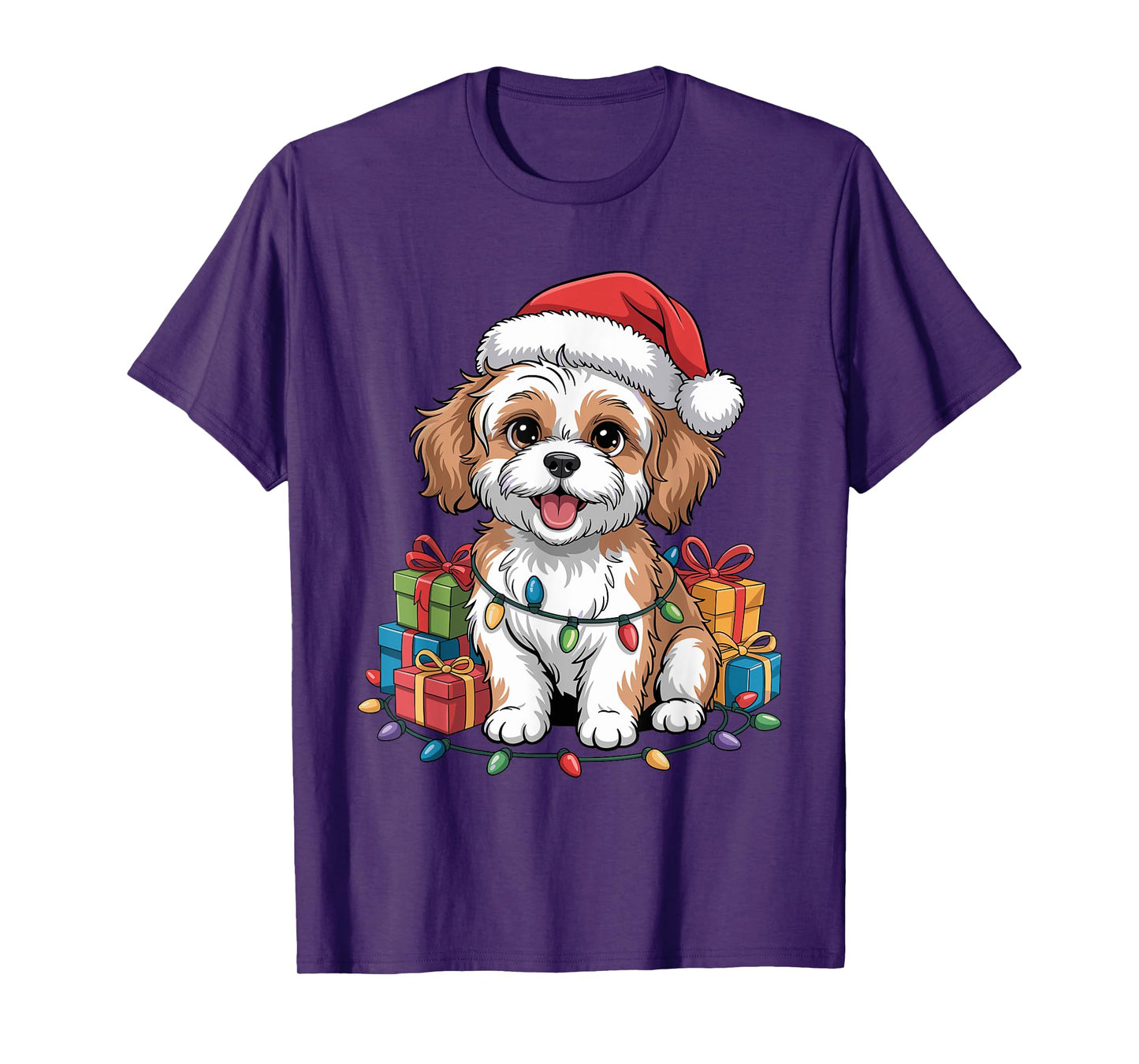 Cute Cavachon Christmas Xmas Design Funny Dog Lover Holiday T-Shirt