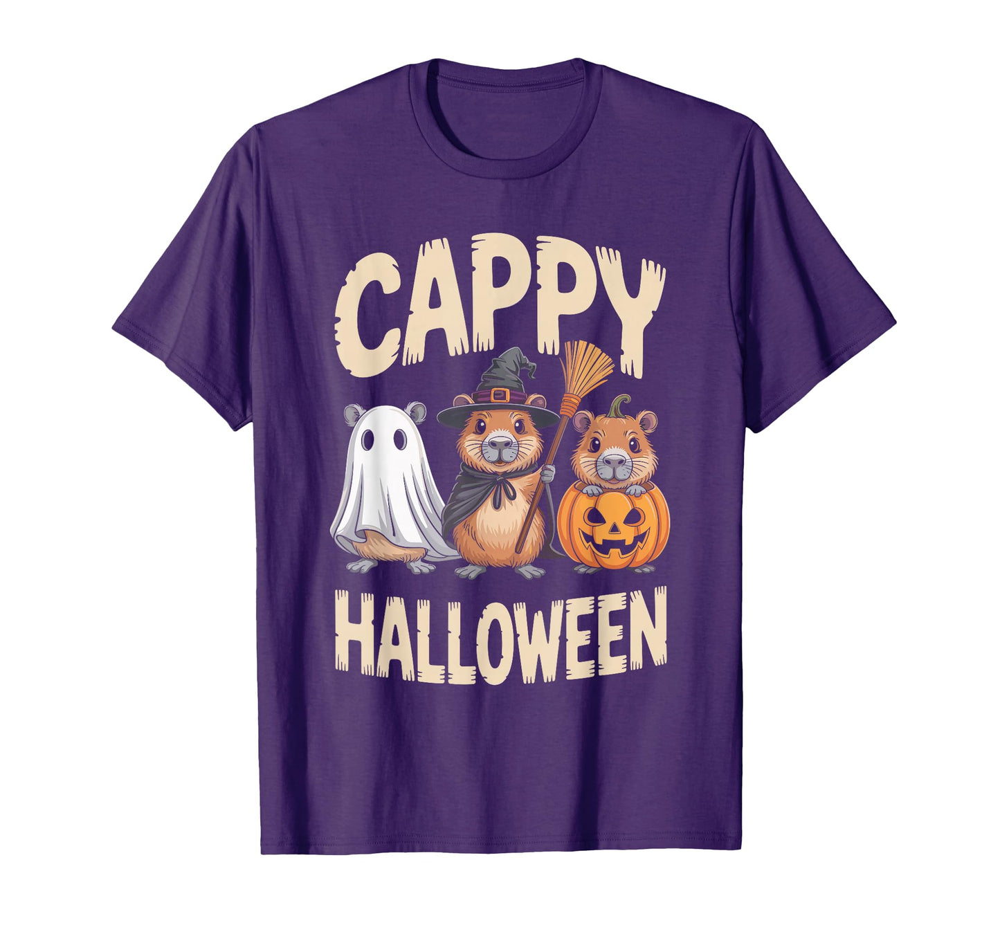 Cappy Halloween Funny Capybara T-Shirt