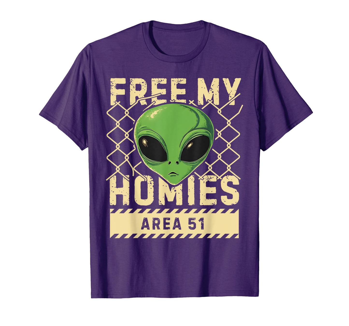 Free My Homies Area 51 Funny Alien UFO Boys Kids Men Women T-Shirt