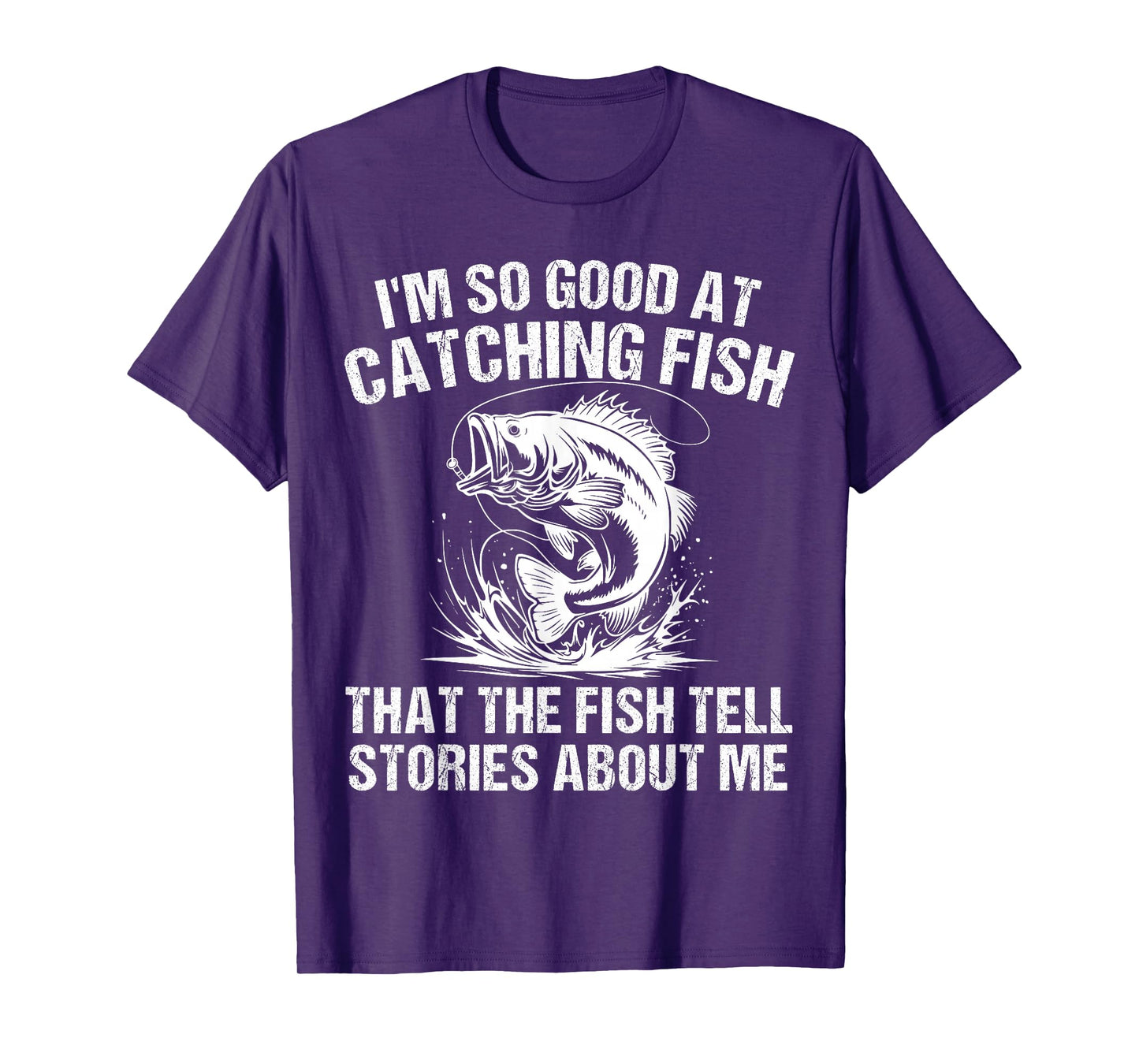 Bass Fishing Angler Funny Fisherman Catching Fish T-Shirt