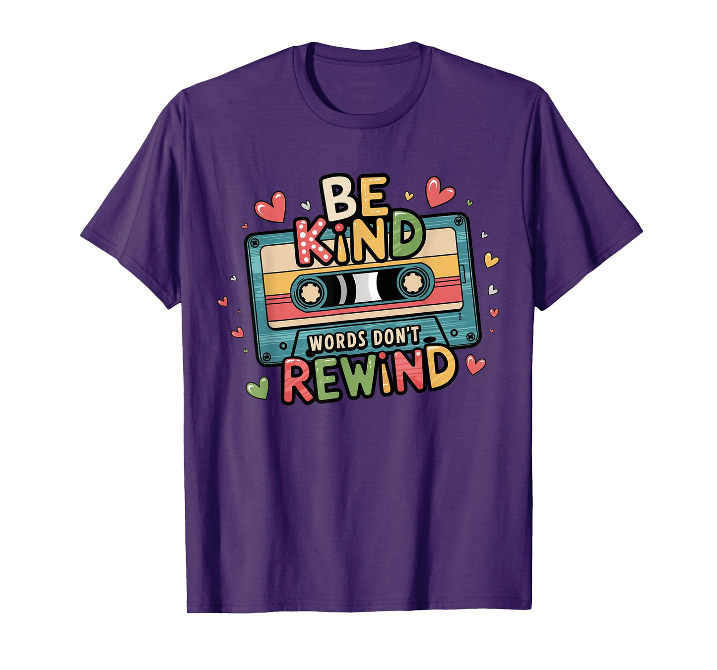 Be Kind Words Don't Rewind Vintage Music Lovers 90's 80's T-Shirt