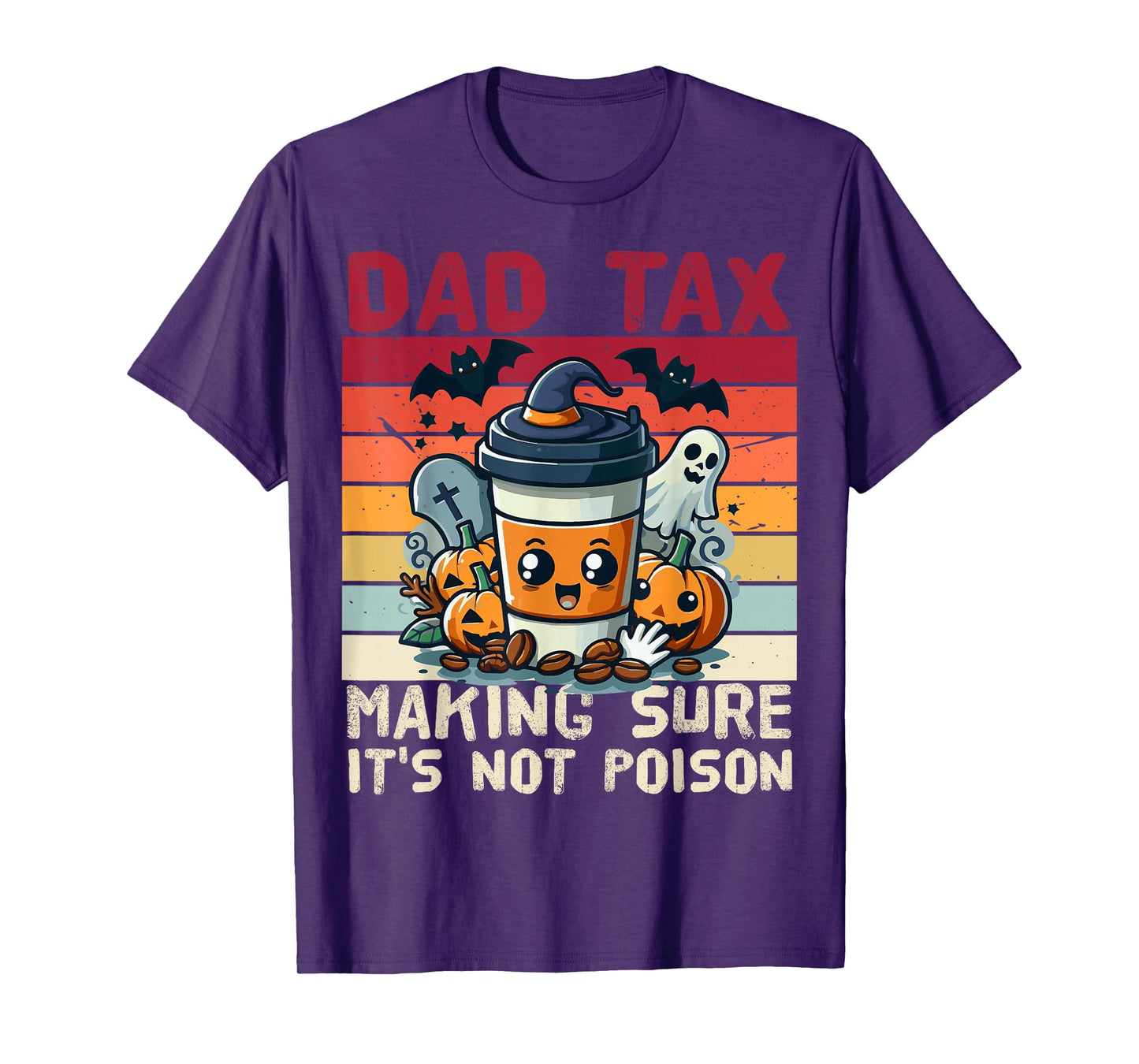 Funny Daddy Boo Halloween Family Matching Costume Ghost Dad T-Shirt
