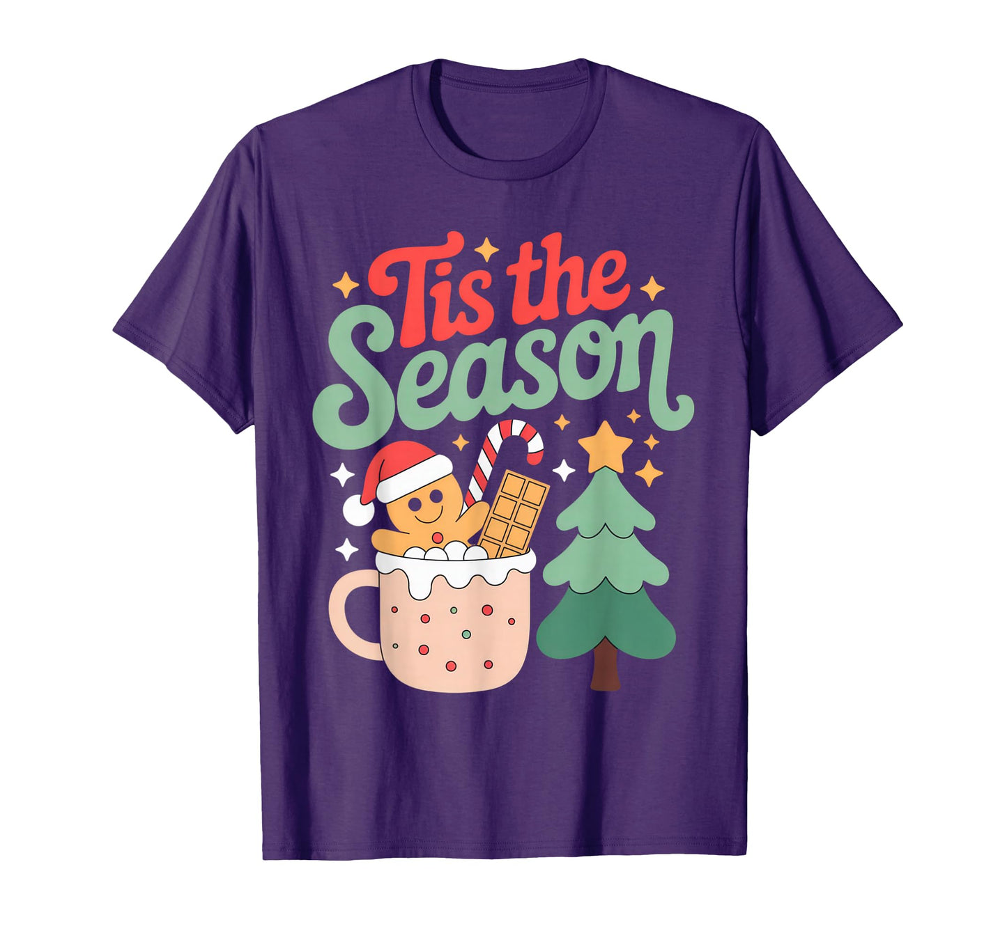 Merry Christmas Volleyball Santa Fun for Sporty Christmas T-Shirt