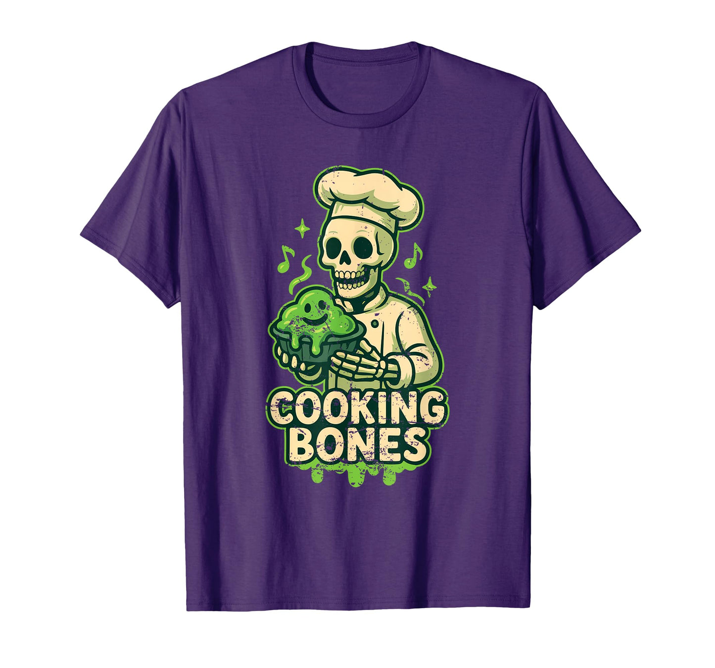 Cooking Bones Skeleton Chef T-Shirt