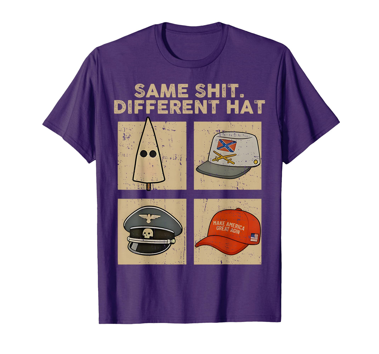 Same Shit Different Hat Retro Vintage Funny for Men Women T-Shirt