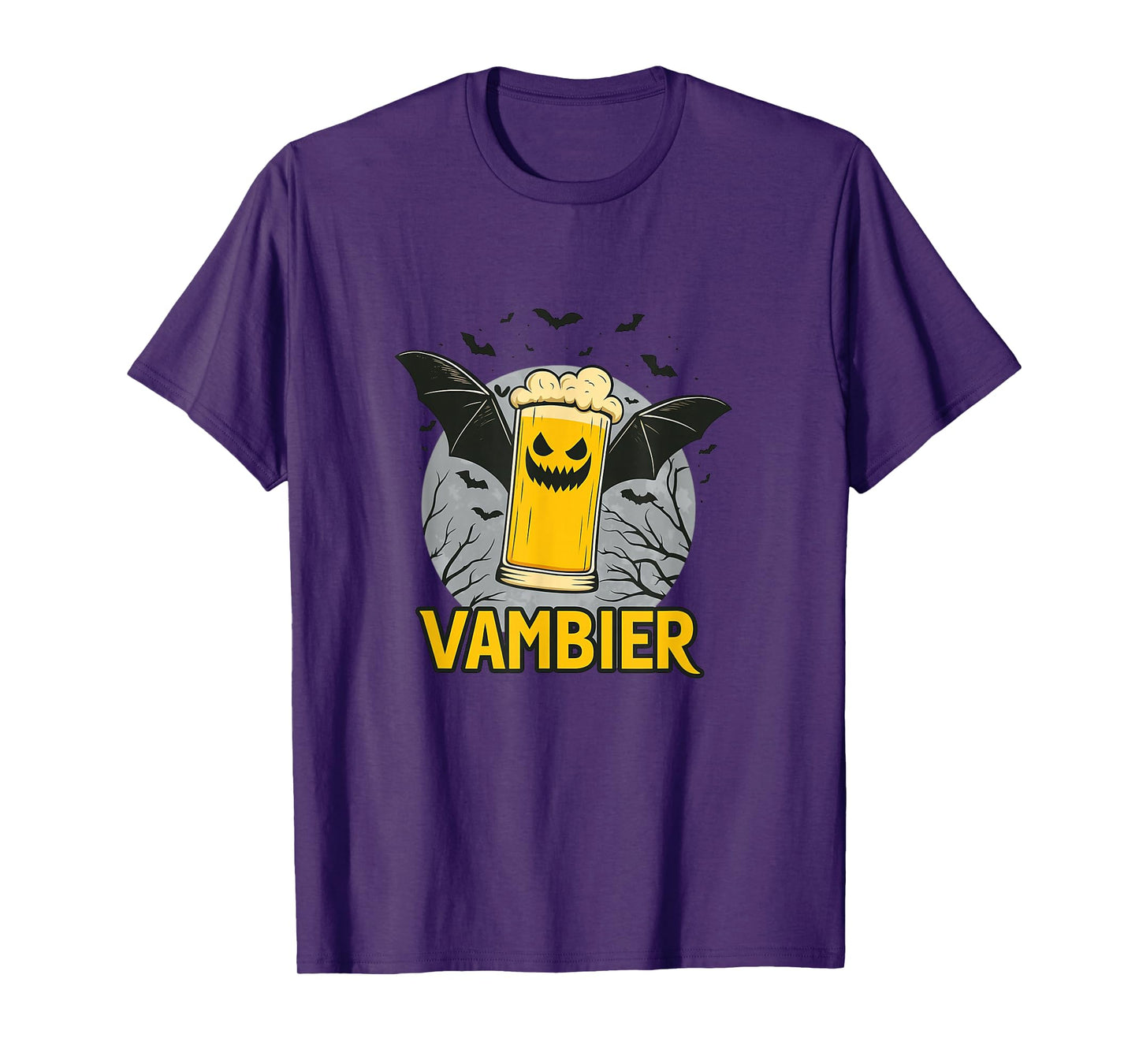Vambier Bat Funny Saying Happy Halloween T-Shirt