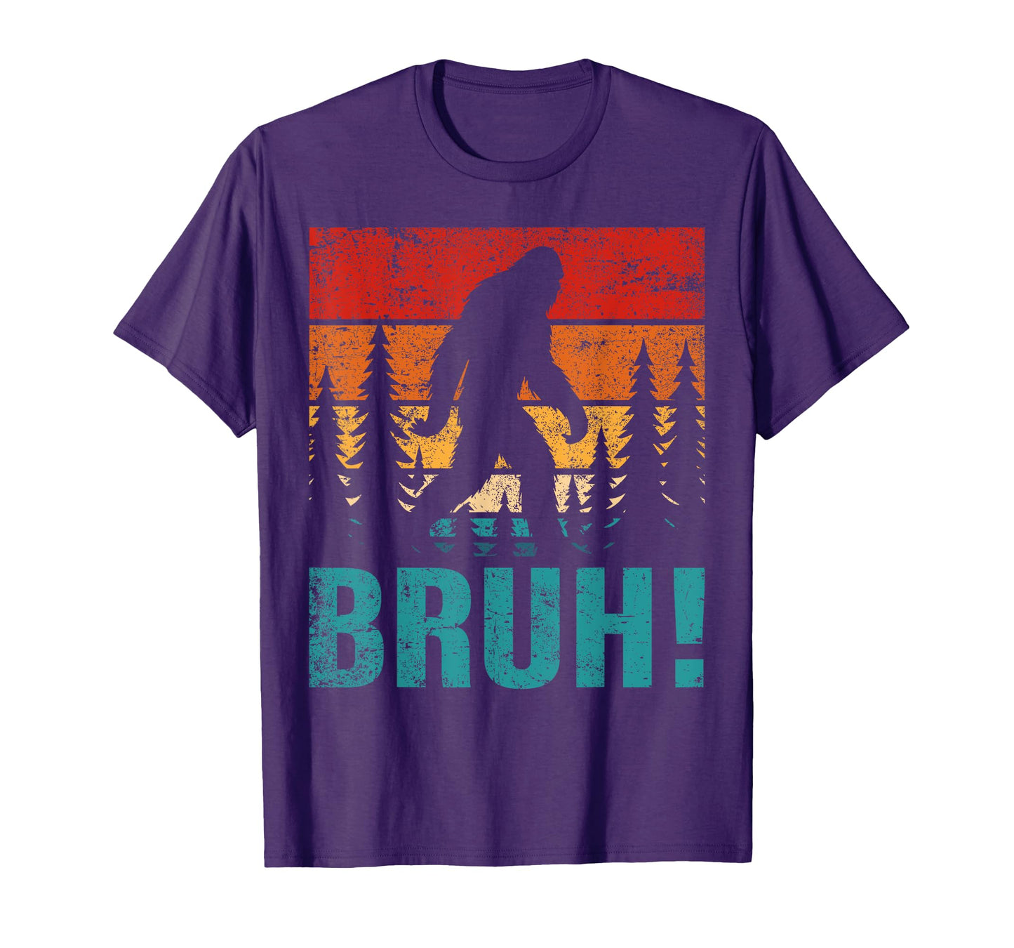 Funny Bigfoot Bruh For Boys Girls Kids Men Women T-Shirt