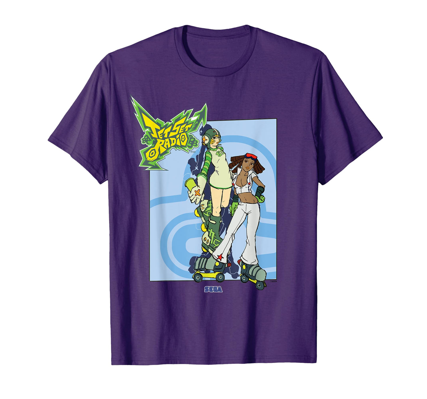 Jet Set Radio duo Gum, Piranha SEGA Dreamcast video game T-Shirt