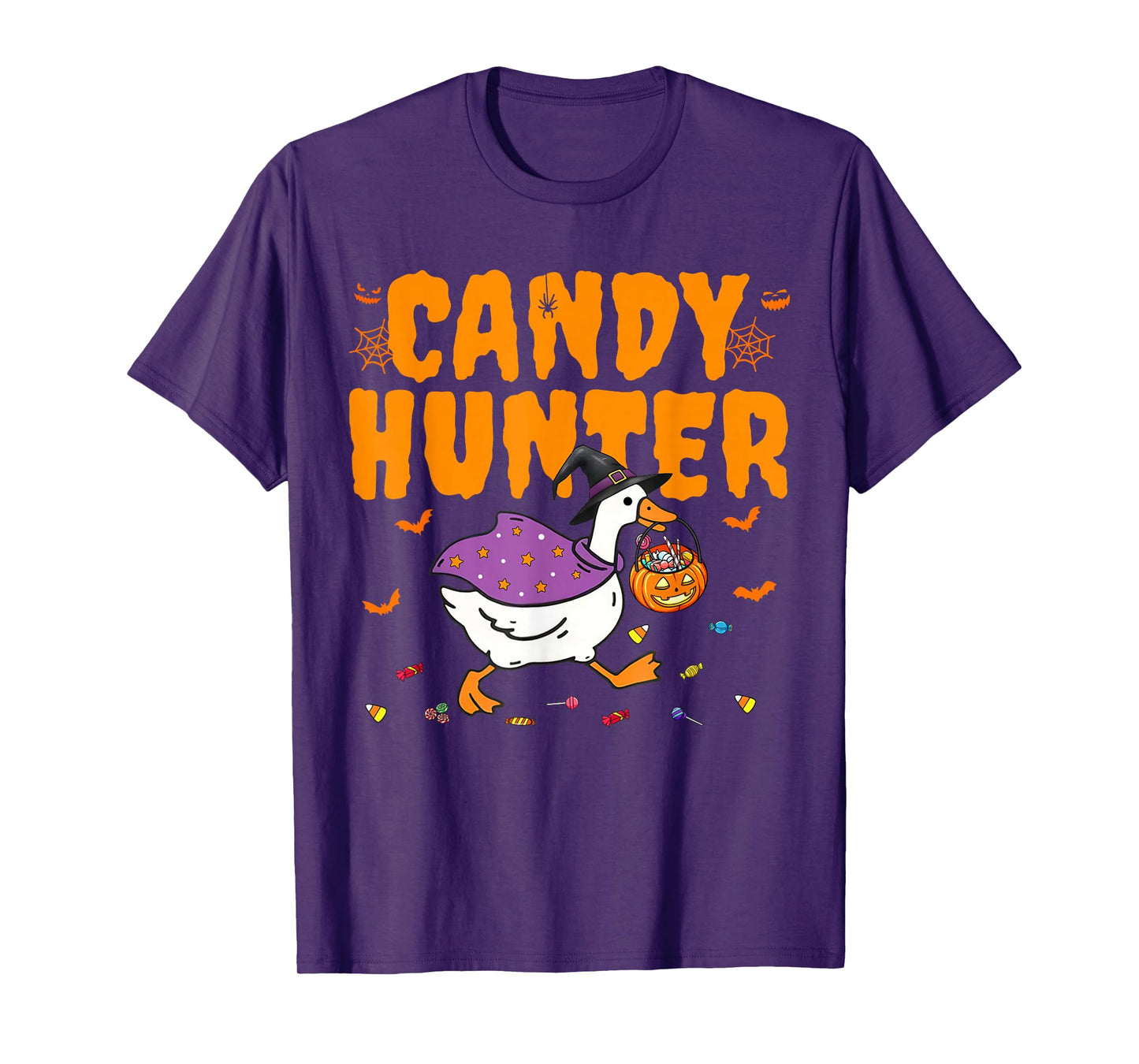 Goose Candy Hunter Funny Halloween T-Shirt