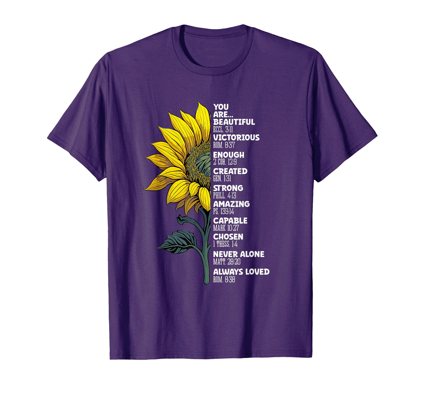 You Beautiful And Enough Created Strong Christian T-Shirt
