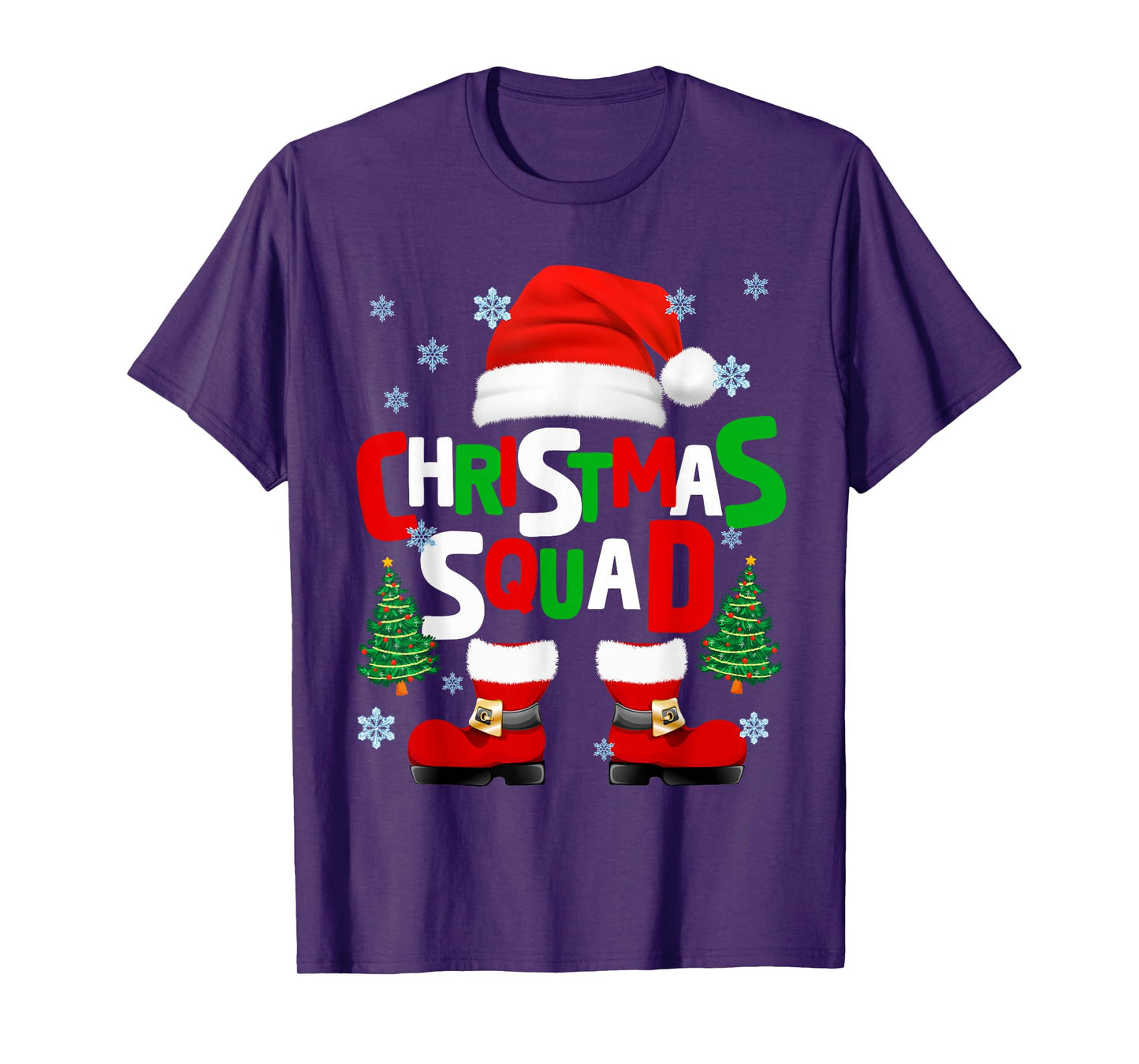 Christmas Squad Funny Santa Costume Xmas Men Women Kid T-Shirt