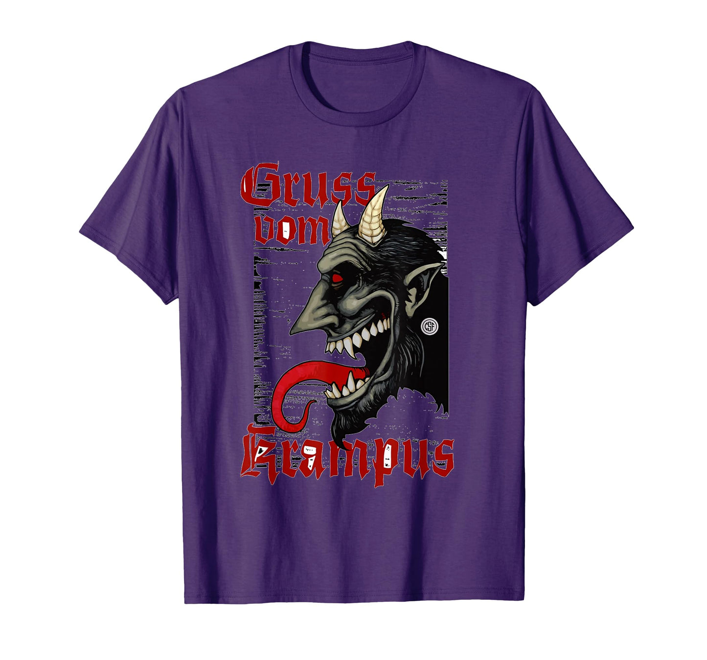 Greeting from Krampus Christmas Legend Figure T-Shirt