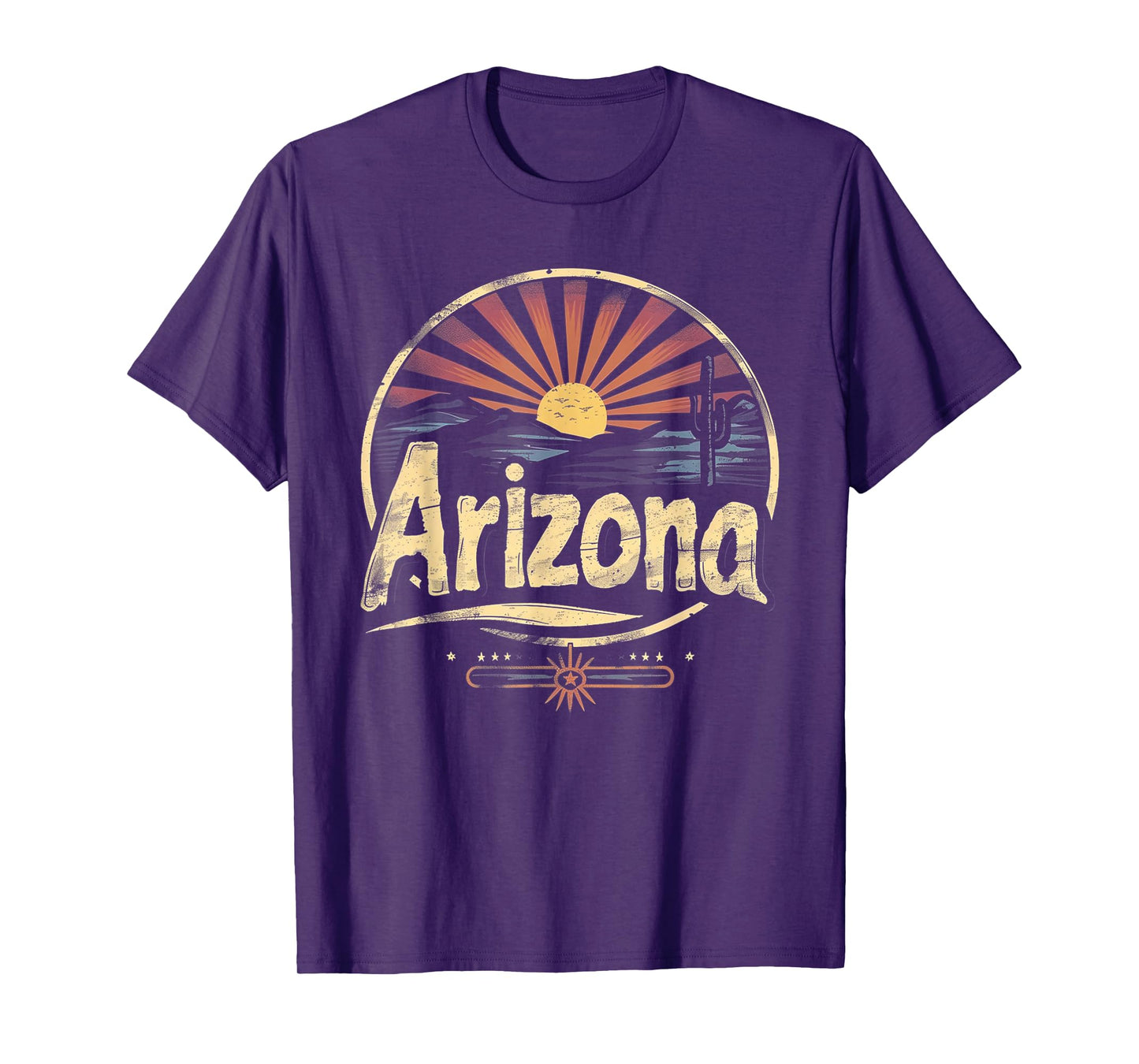 Arizona - Cool Funny Graphic Vintage Men Women Kids Retro T-Shirt