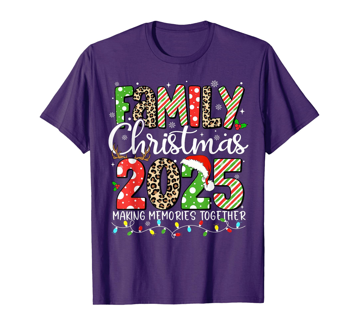 Family Christmas 2025 Making Memories Together Xmas Pajamas T-Shirt