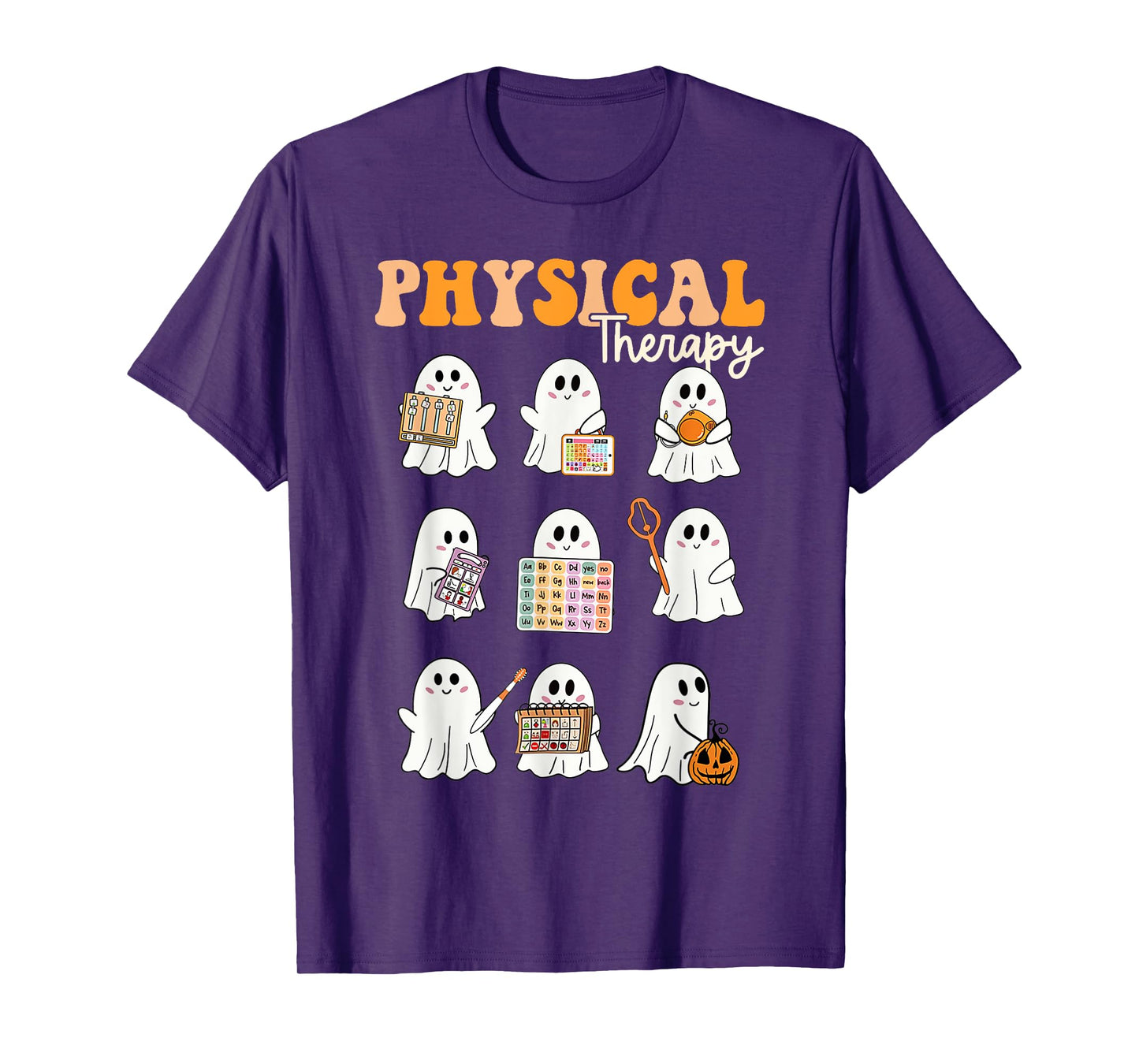 Halloween Groovy Physical Therapy Funny Physical Therapist T-Shirt