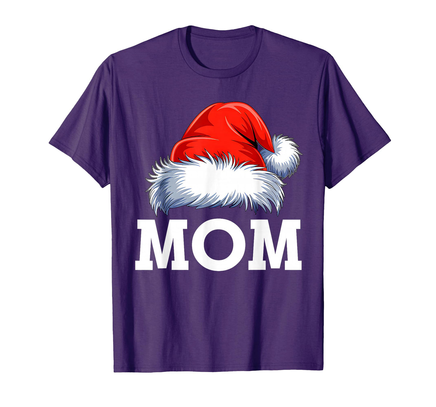 Mom Santa Christmas Family Matching Pajamas Xmas Squad T-Shirt