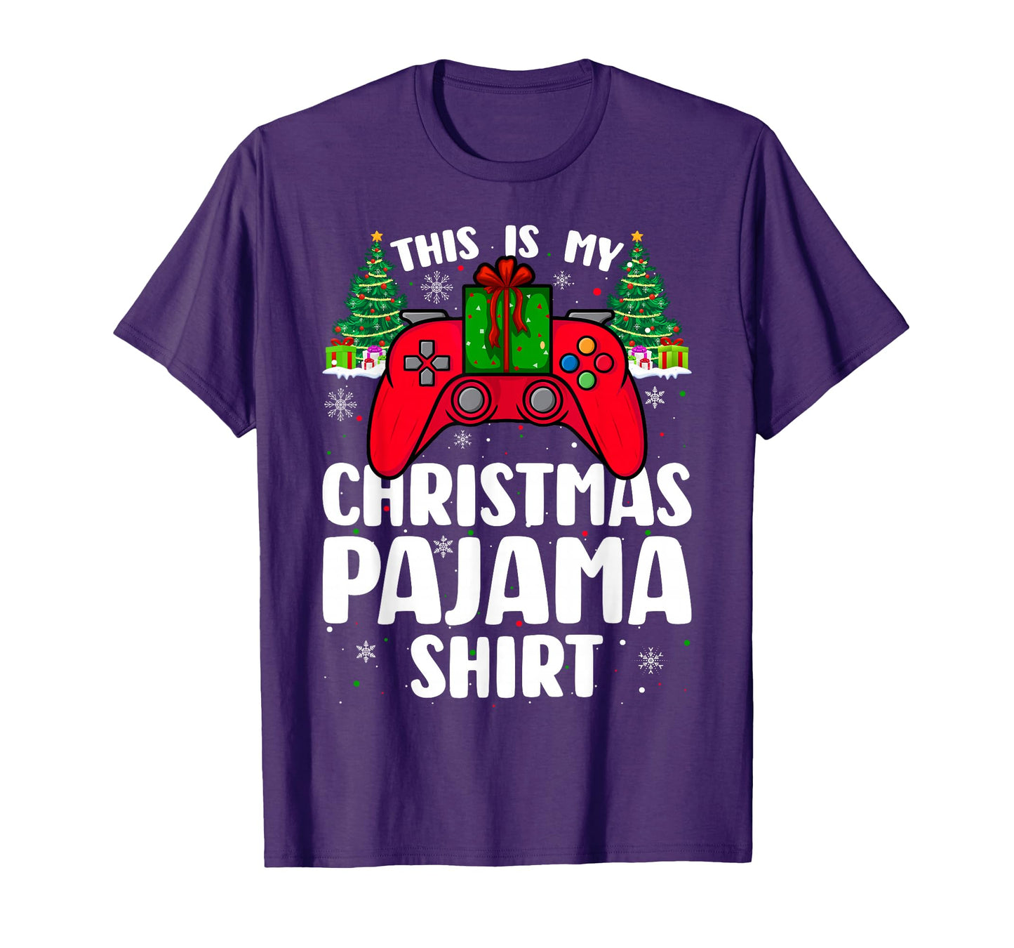 This is My Christmas Pajamas Funny Video Game Gamer Boys T-Shirt