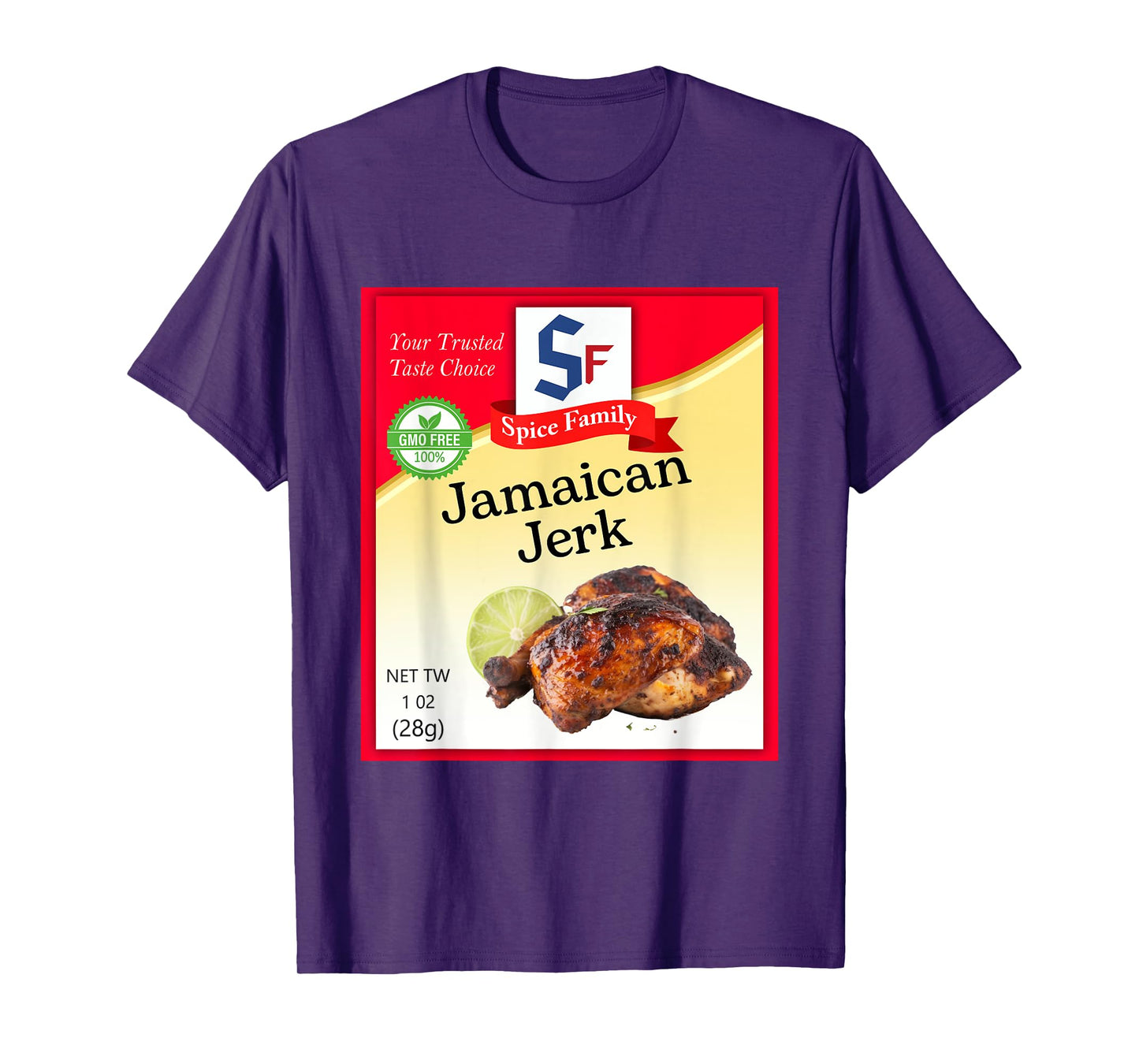 Jamaican Jerk Condiment Costume Holiday Spice Group Costumes T-Shirt