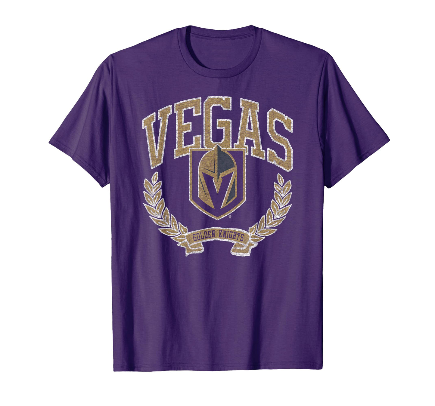 Vegas Golden Knights Vintage Victory Black Licensed T-Shirt