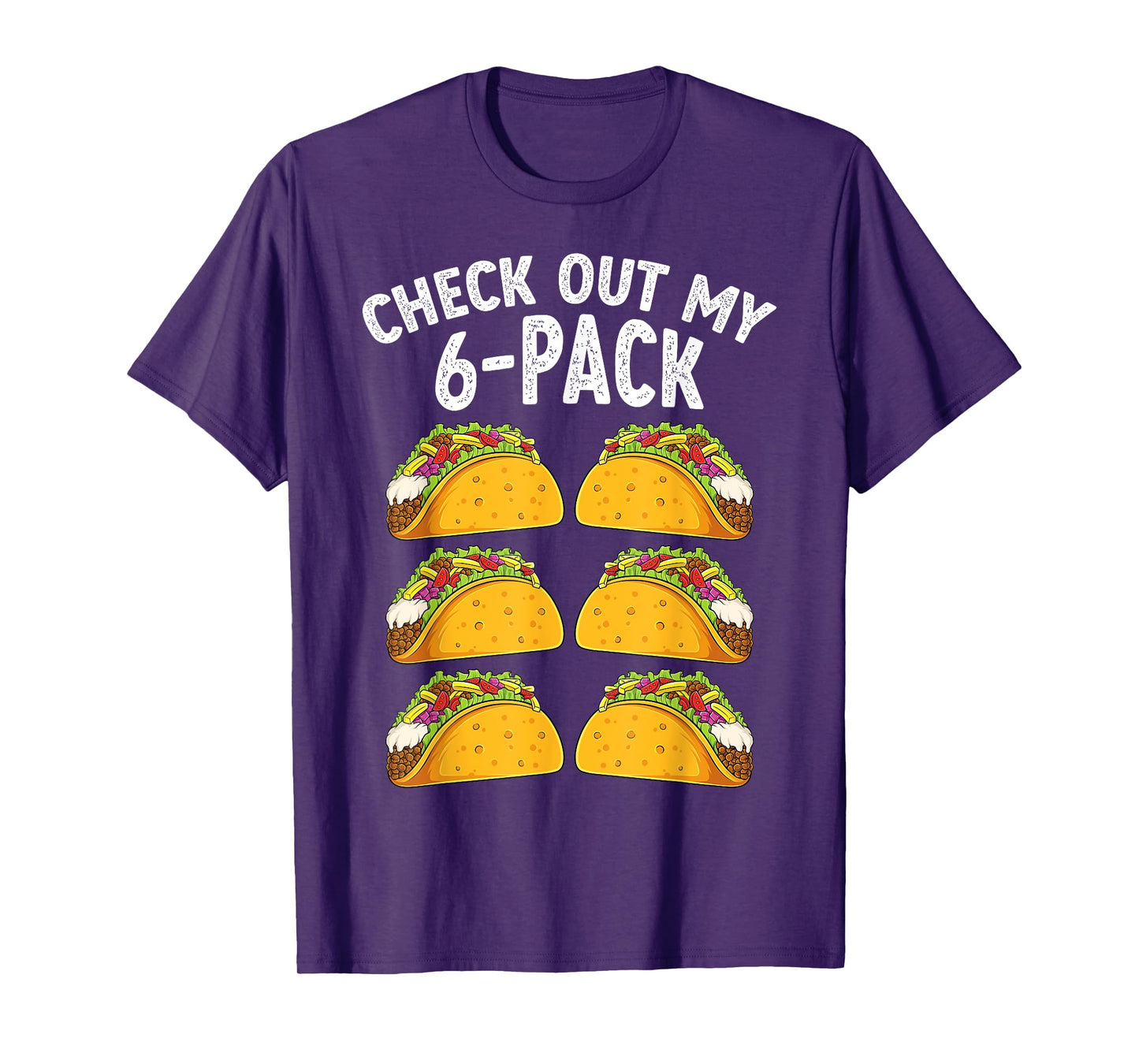 Tacos 6 Pack Abs Fitness Bodybuilder Gym Cinco De Mayo T-Shirt