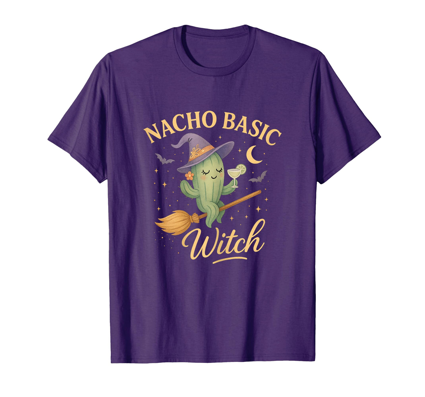 Nacho Basic Witch Halloween Pun T-Shirt