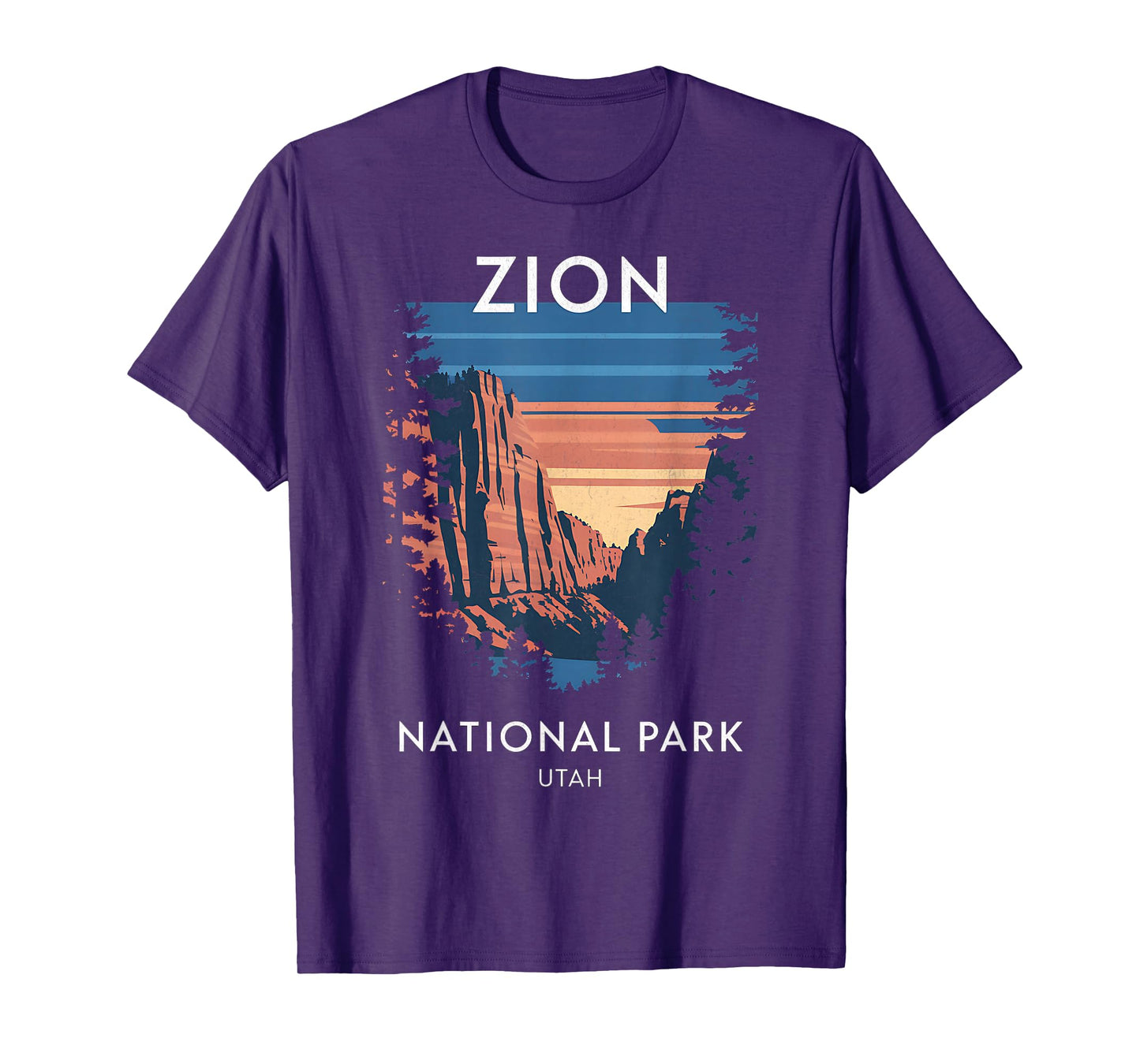Zion National Park Scenic Utah Adventure T-Shirt