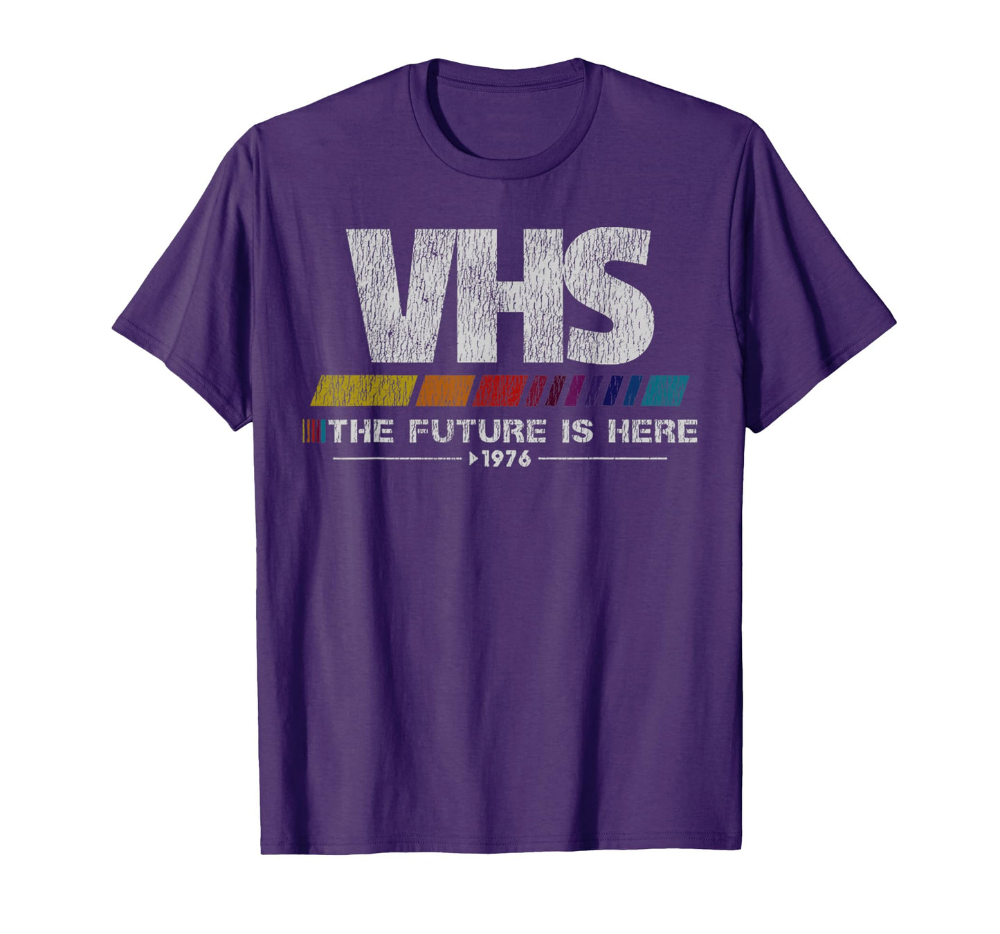 Vintage 80s video cassette tape VHS The Future Is Here T-Shirt