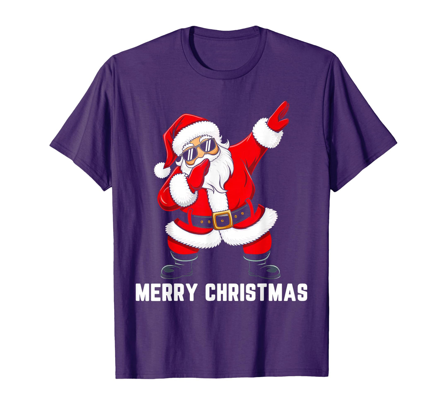 Merry Christmas Dabbing Santa Men Kids Boys Xmas Pajamas T-Shirt