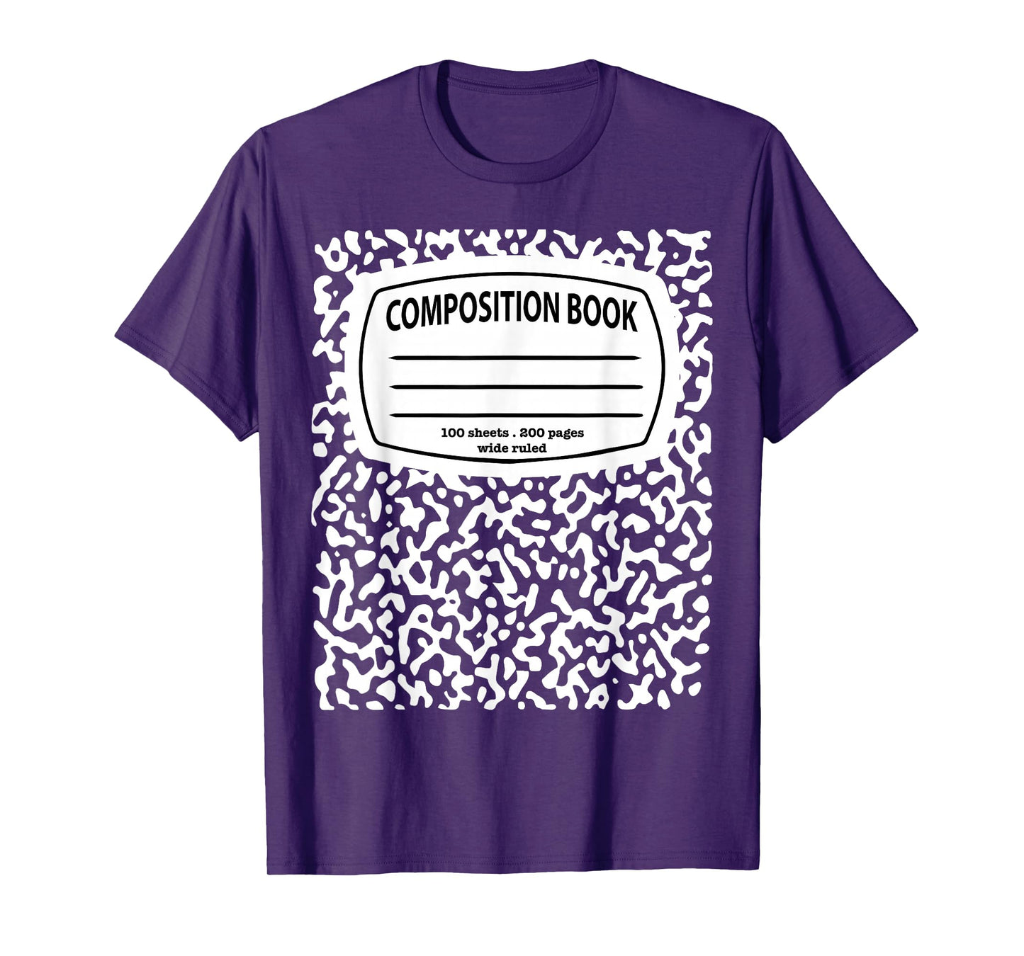 Composition Notebook Costume - Matching Group Halloween T-Shirt