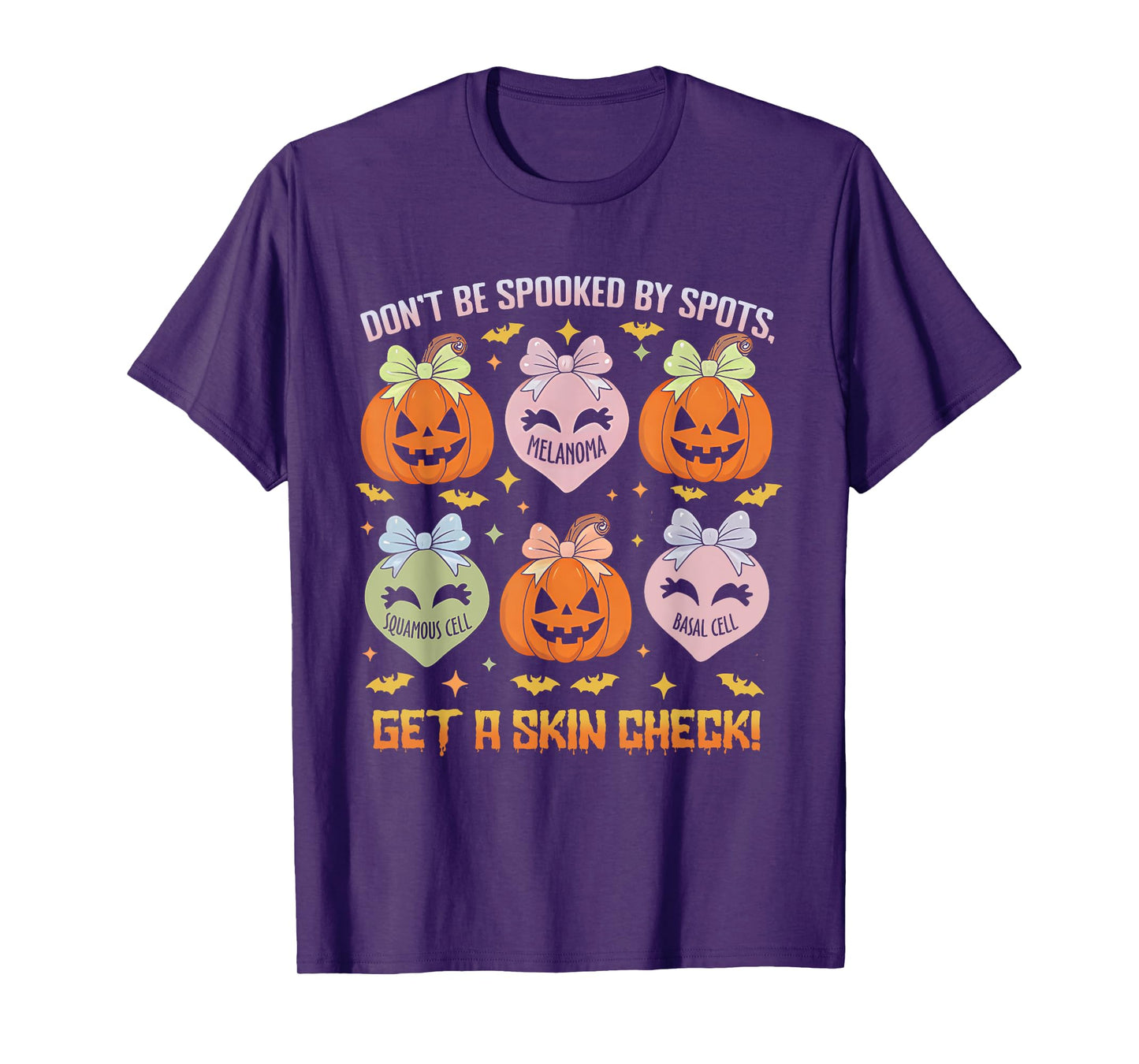 Dermatology Nurse Halloween Get A Skin Check Dermatologist T-Shirt