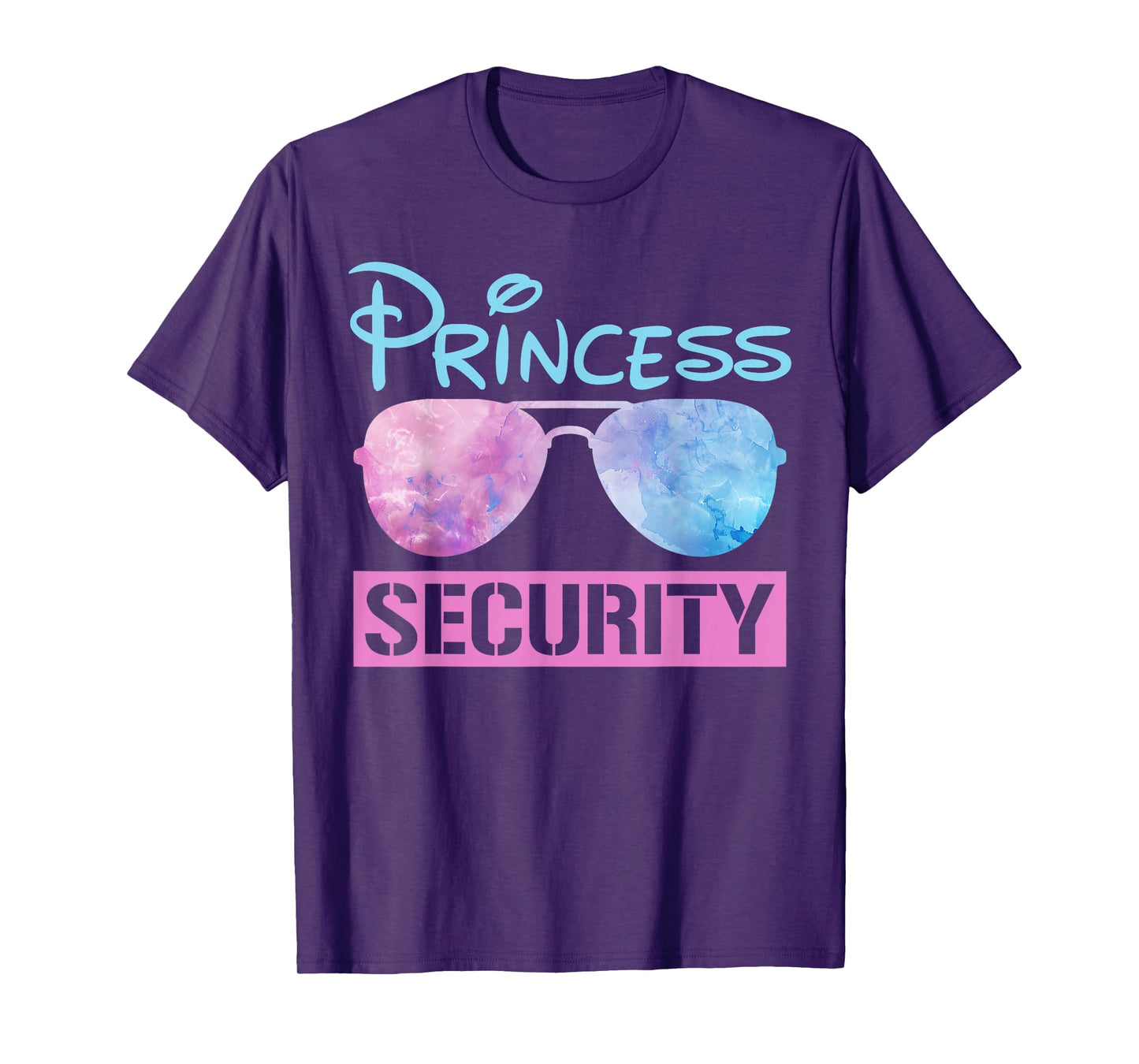 Halloween Dad Mom Daughter Adult Costume Princess Security T-Shirt