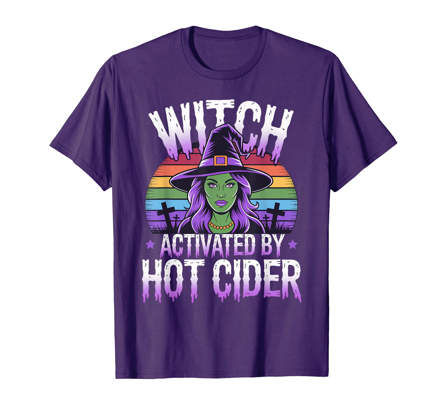 Cider Powered Halloween Witch T-Shirt