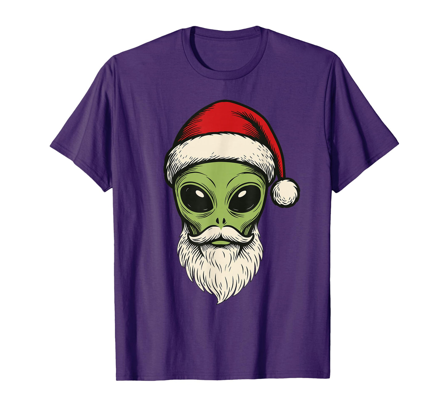 Christmas Funny Santa Alien T-Shirt