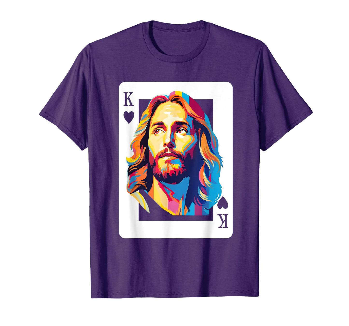 Jesus King Card Christian For Men Women T-Shirt