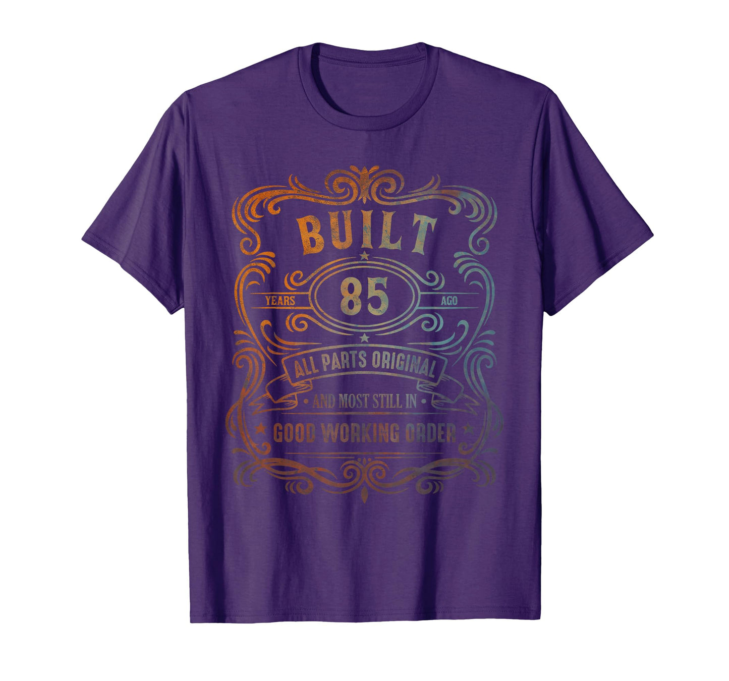 Vintage Built 85 Years Ago Funny 85th Birthday Men Women T-Shirt