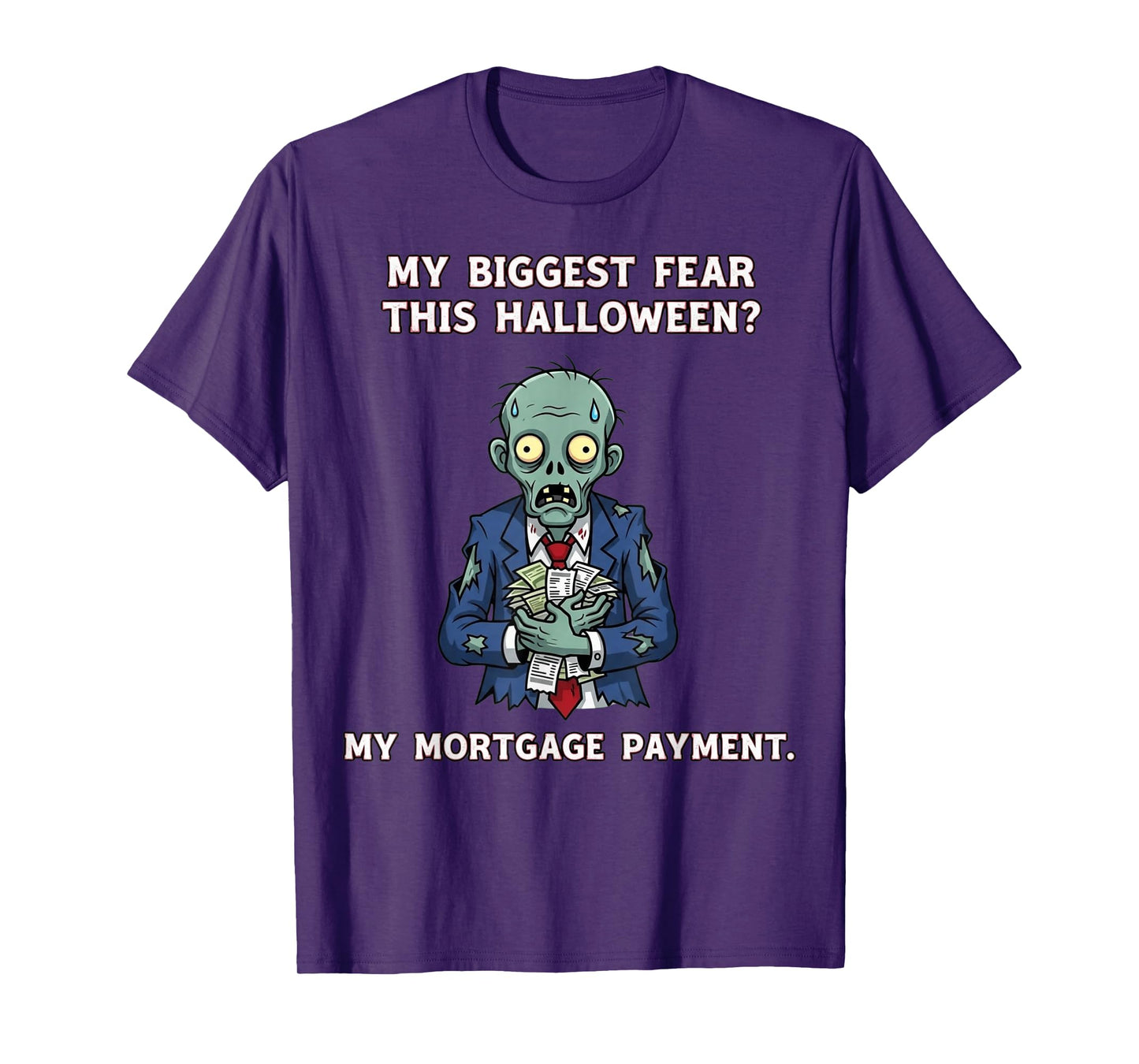 Zombie Halloween Costume Funny Halloween 2025 T-Shirt