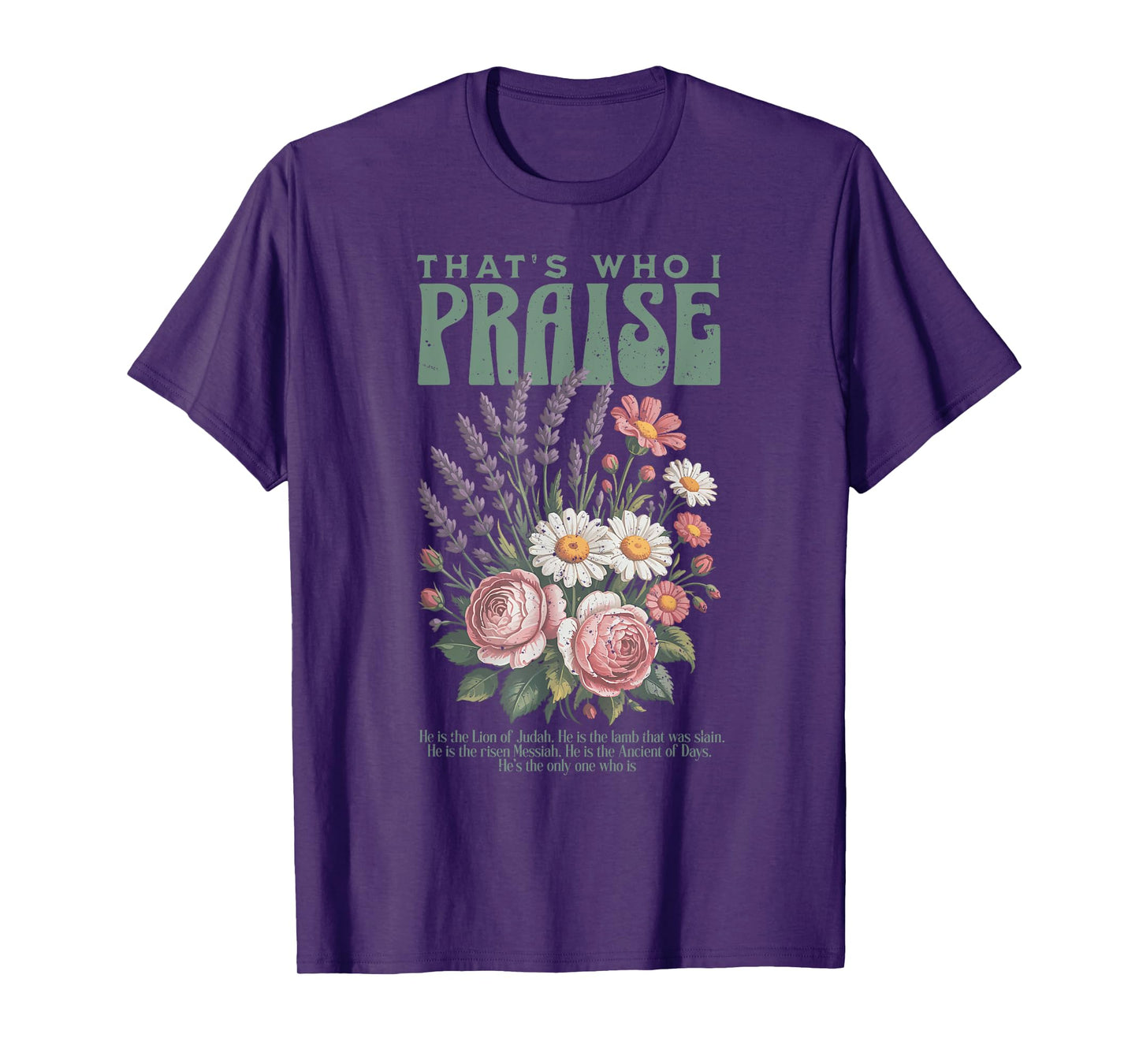 Brandon That's Who I Praise Jesus Christian Lake Merch T-Shirt