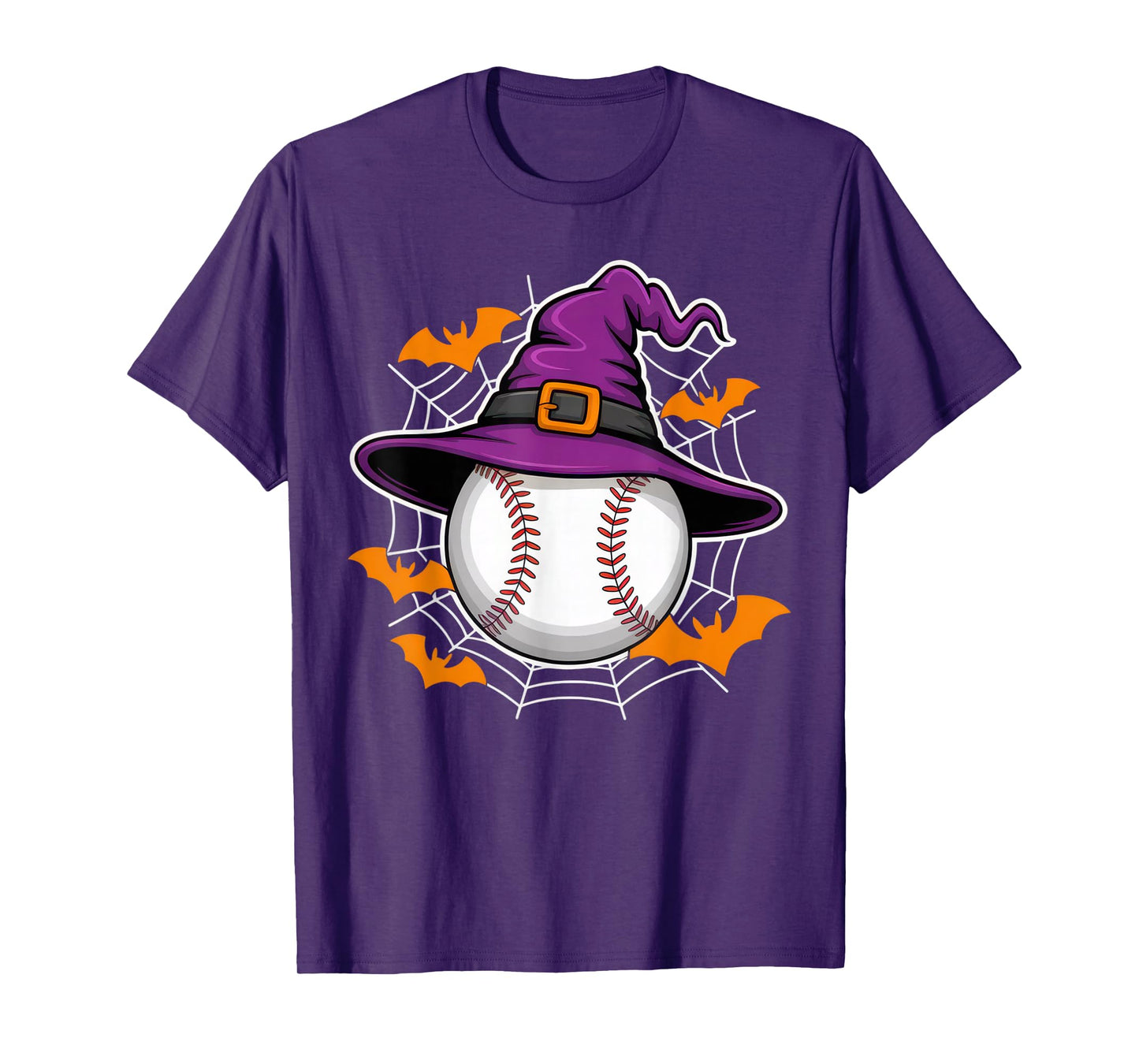 Witch Baseball Spooky Fun Halloween Lovers Autumn Vibes T-Shirt