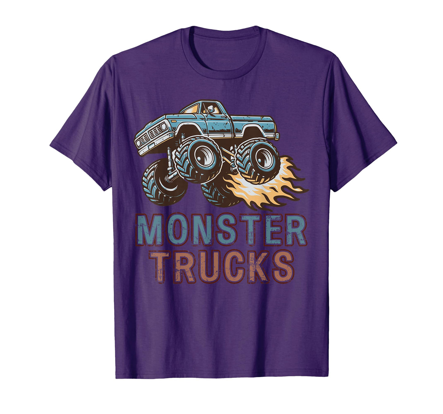 Vintage Monster Truck Party Show Racing Boy's Men's Women's T-Shirt